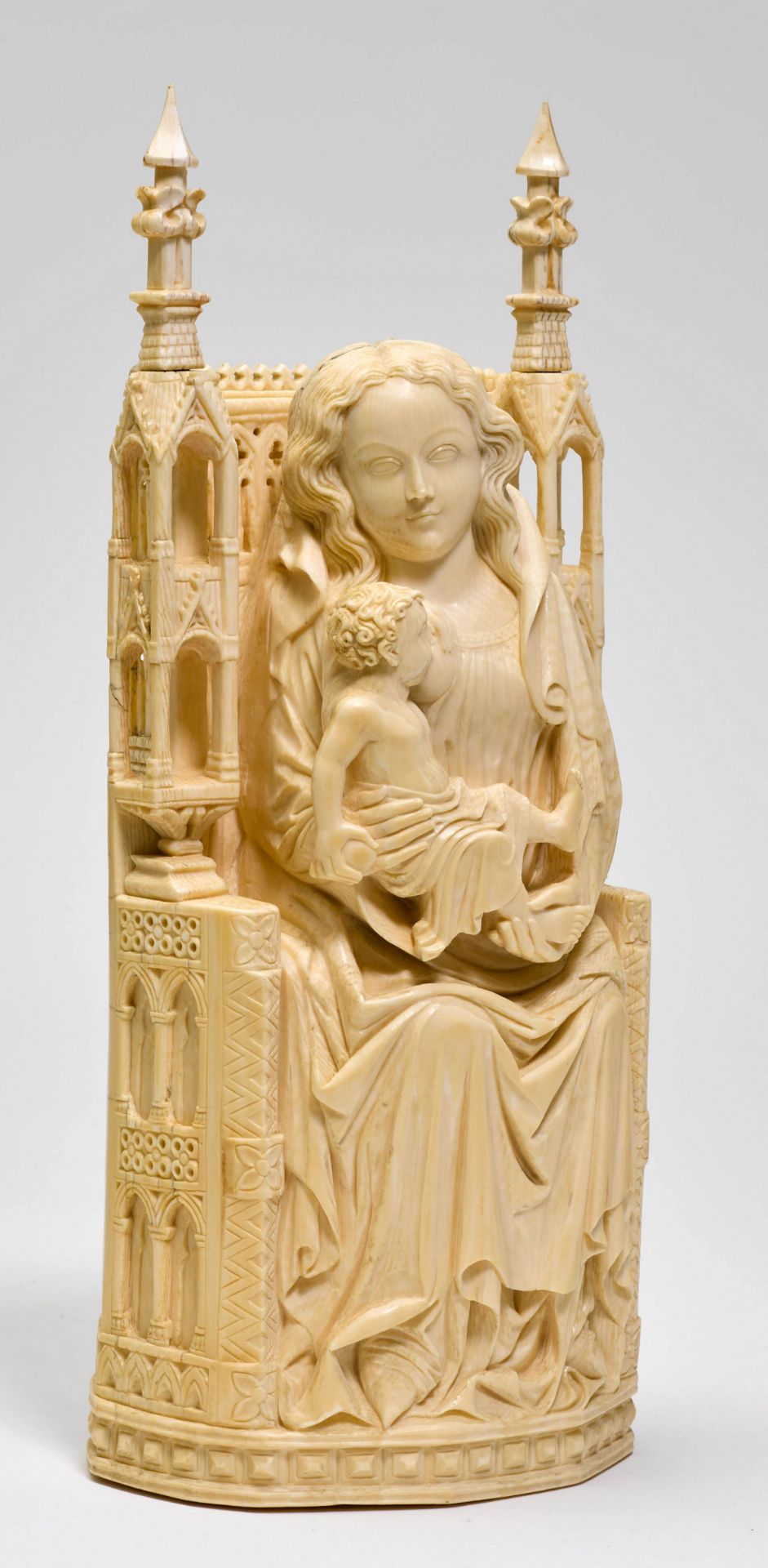 NURSING MADONNA, SEATED ON A THRONE - Image 2 of 4