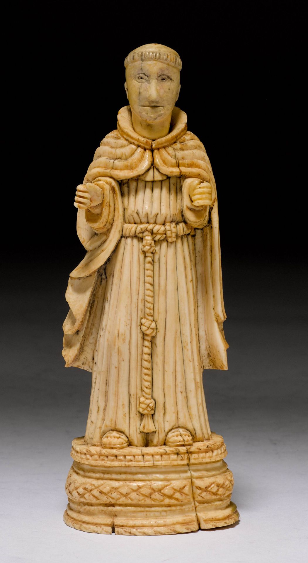 FIGURE OF A FRANCISCAN MONK - Image 2 of 4