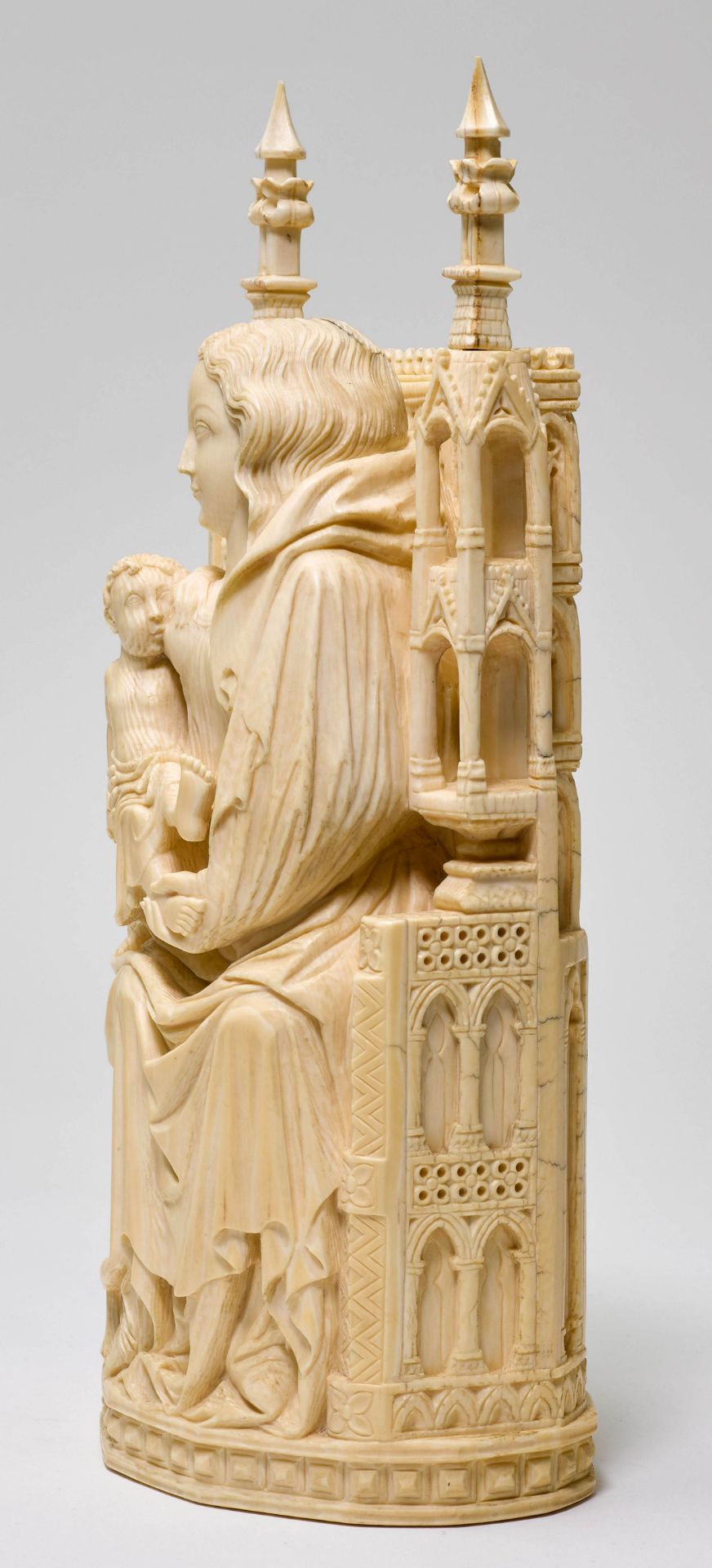 NURSING MADONNA, SEATED ON A THRONE - Image 3 of 4