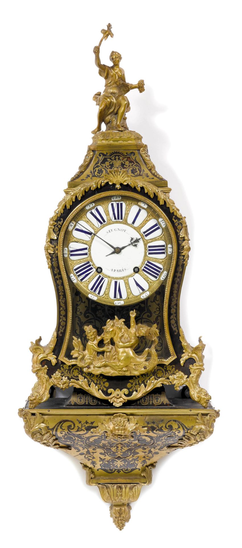 BOULLE PENDULE AUF SOCKEL