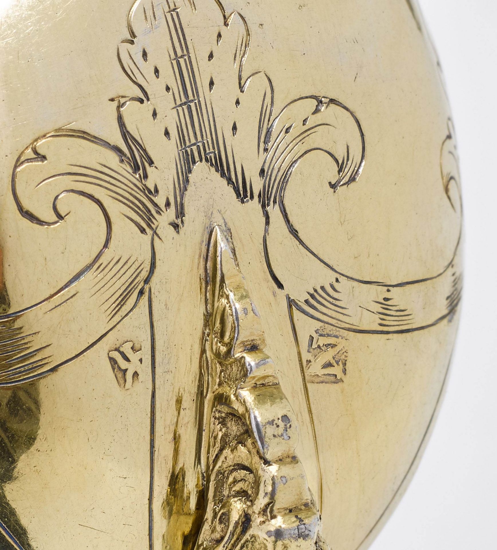A SILVER-GILT HERM SPOON - Image 4 of 4
