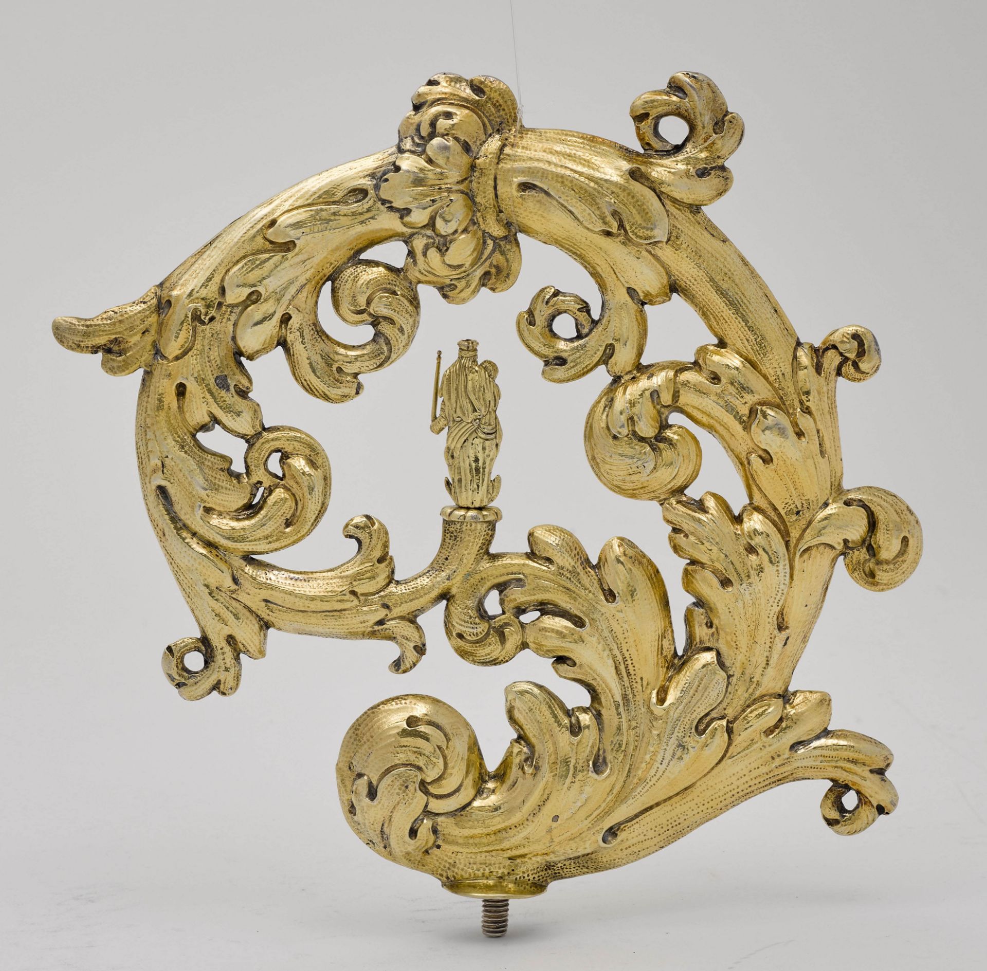 A SILVER-GILT CROZIER HEAD - Image 2 of 3