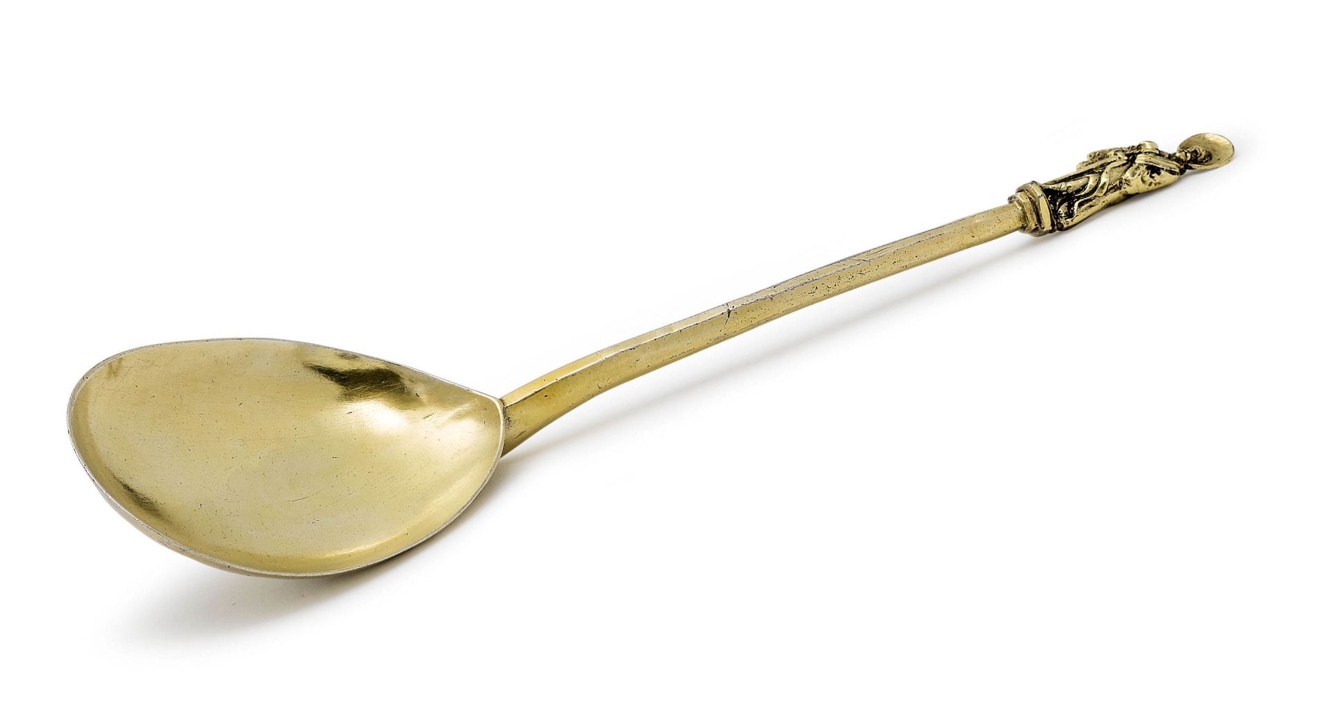 A SILVER-GILT APOSTLE SPOON, ST. PAUL - Image 2 of 4