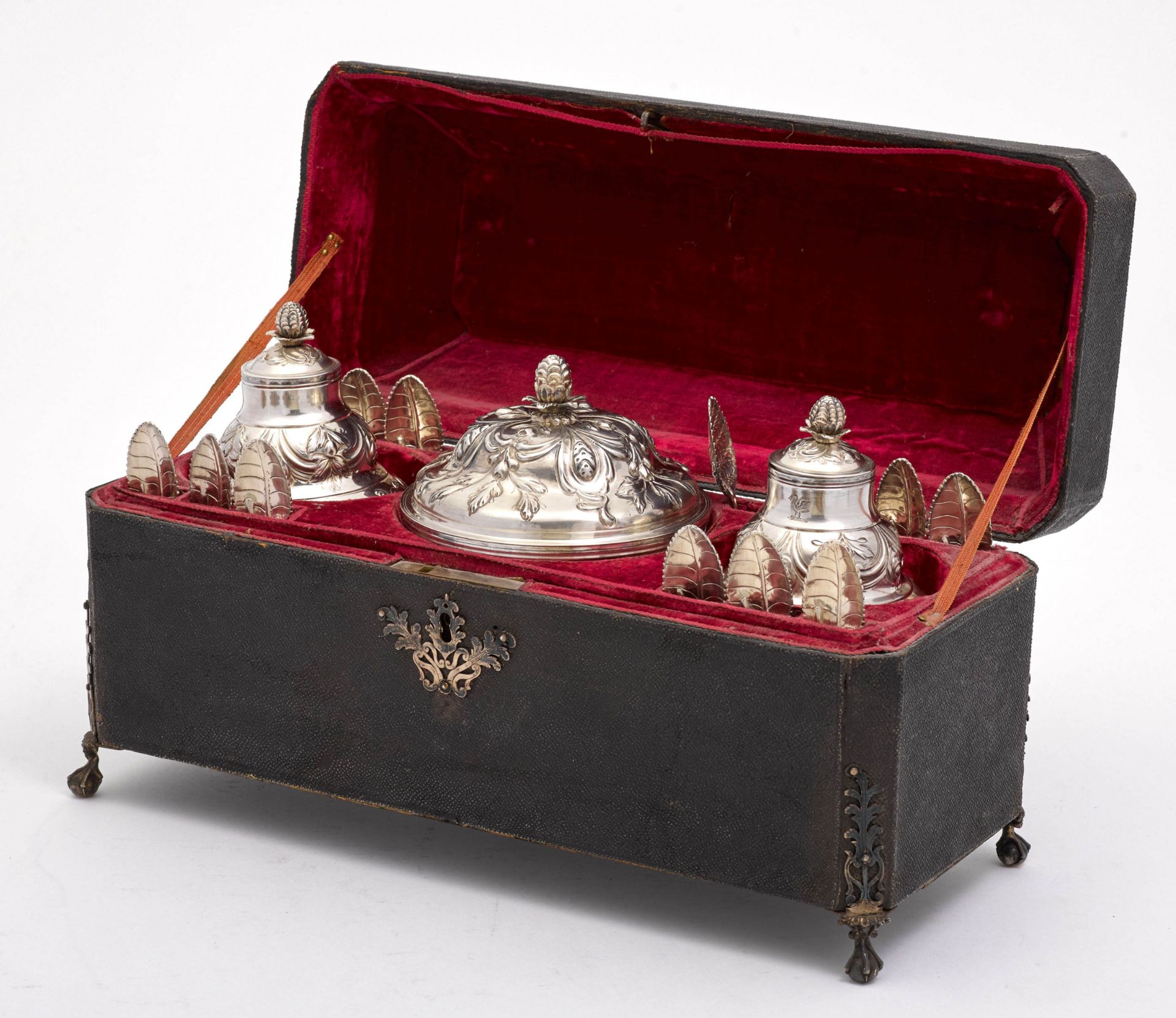 TEA CADDIES WITH BOX - Image 3 of 4