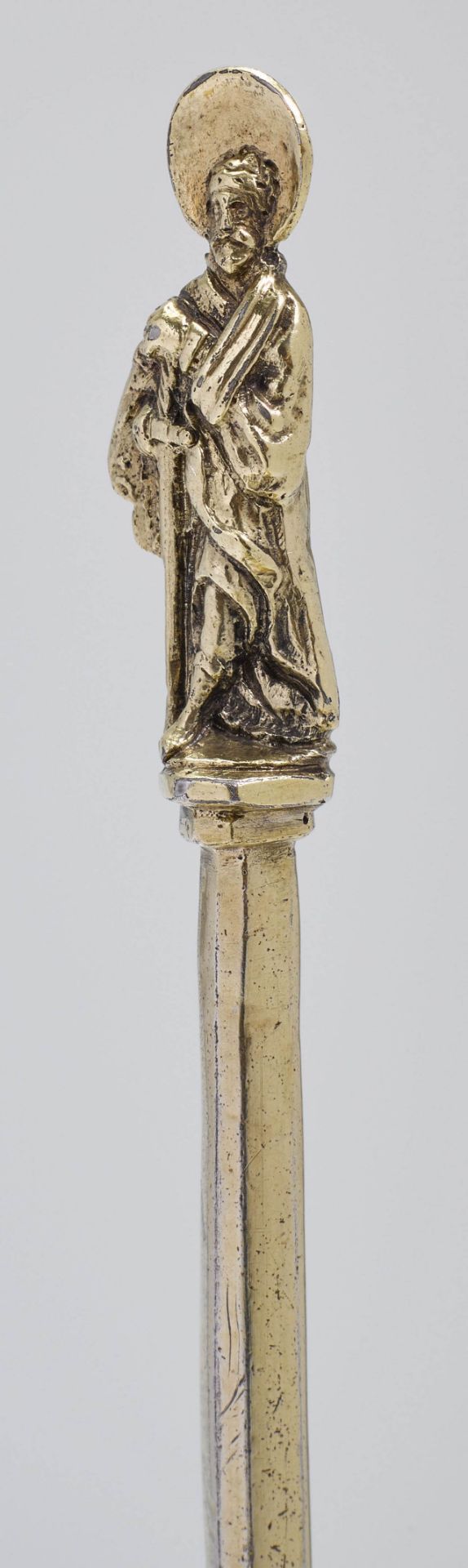 A SILVER-GILT APOSTLE SPOON, ST. PAUL - Image 3 of 4