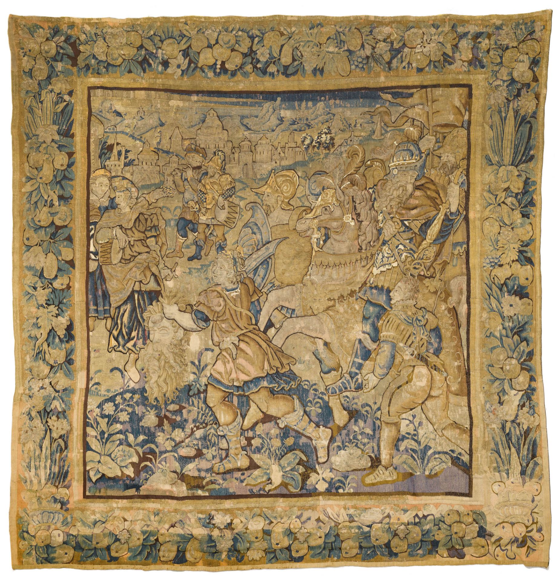 TAPESTRY "THE VICTORY OF DAVID OVER GOLIATH"