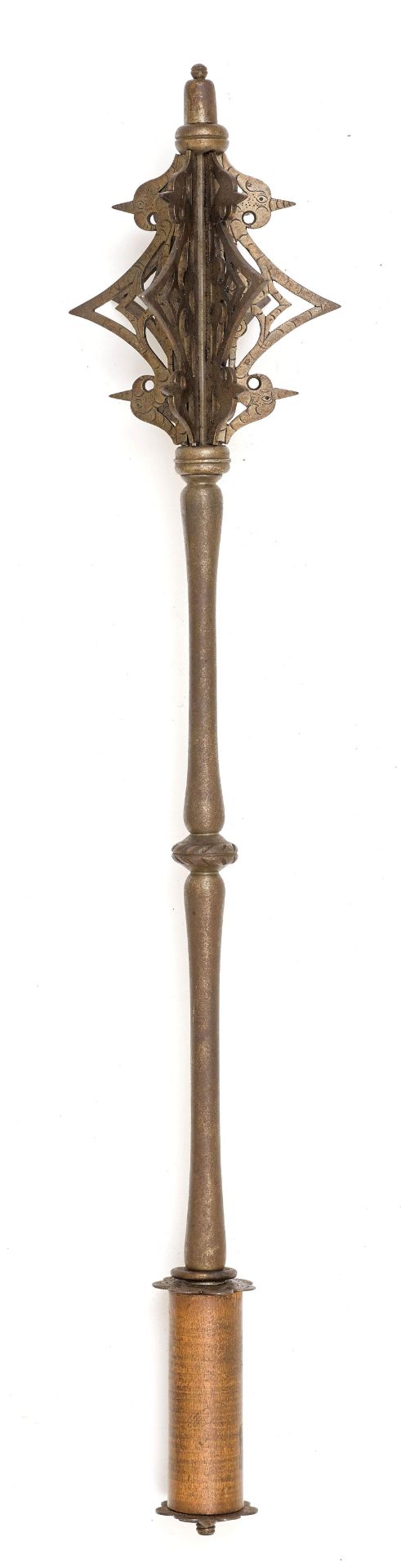 COURT SCEPTER DESIGNED AS A MACE - Image 2 of 2