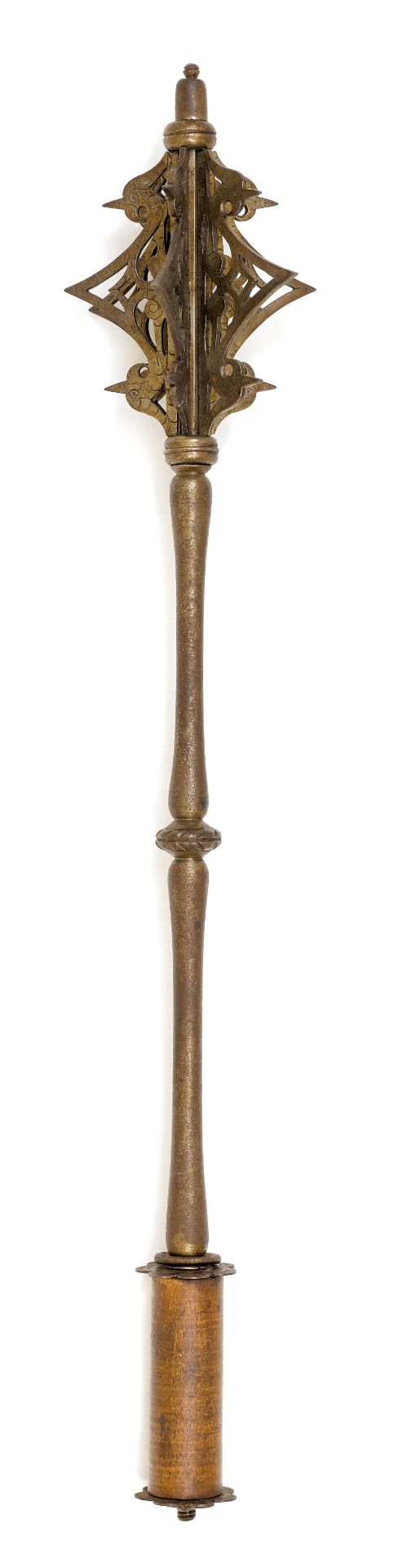 COURT SCEPTER DESIGNED AS A MACE