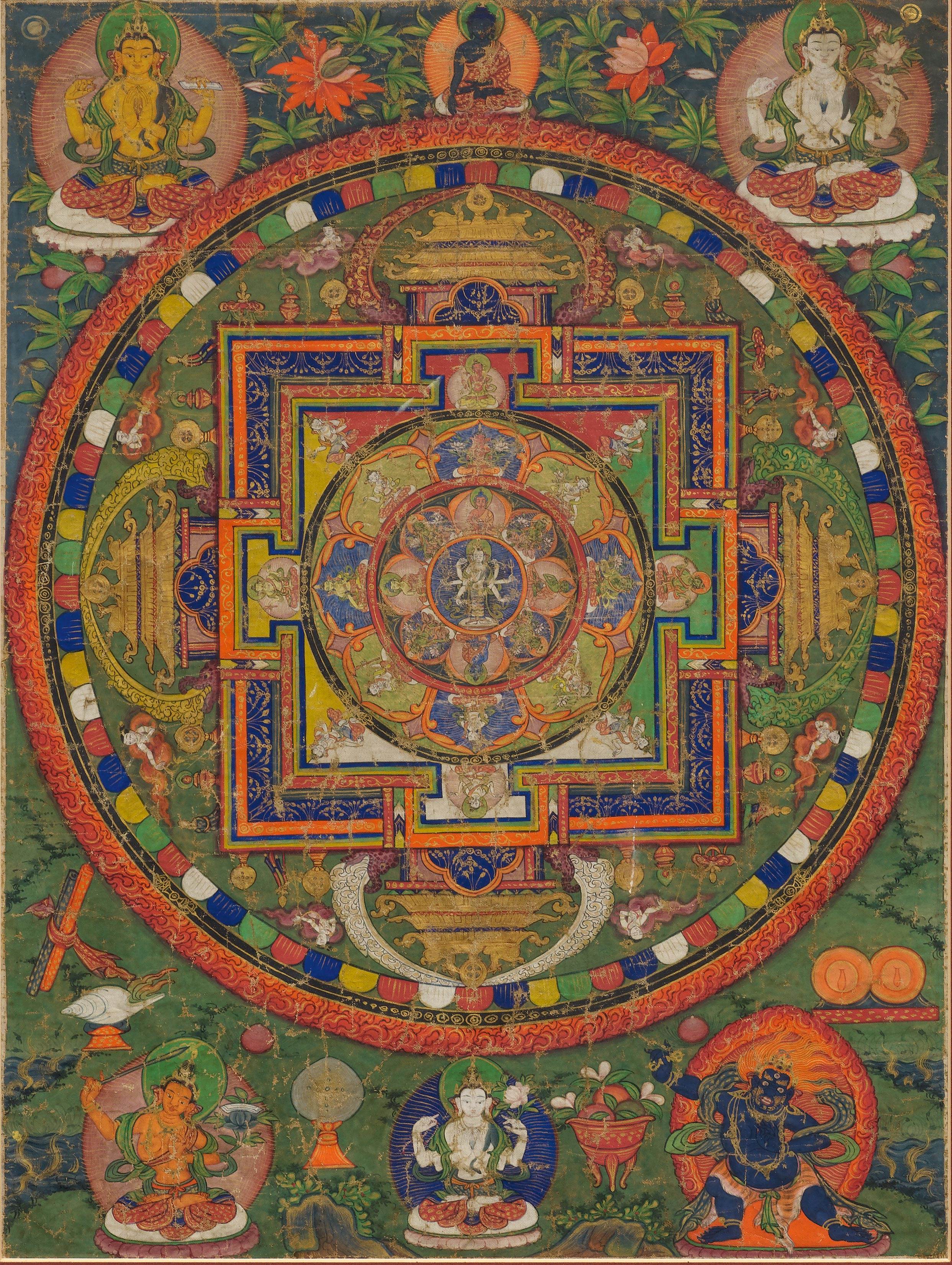 A MANDALA OF AMOGHAPASA.