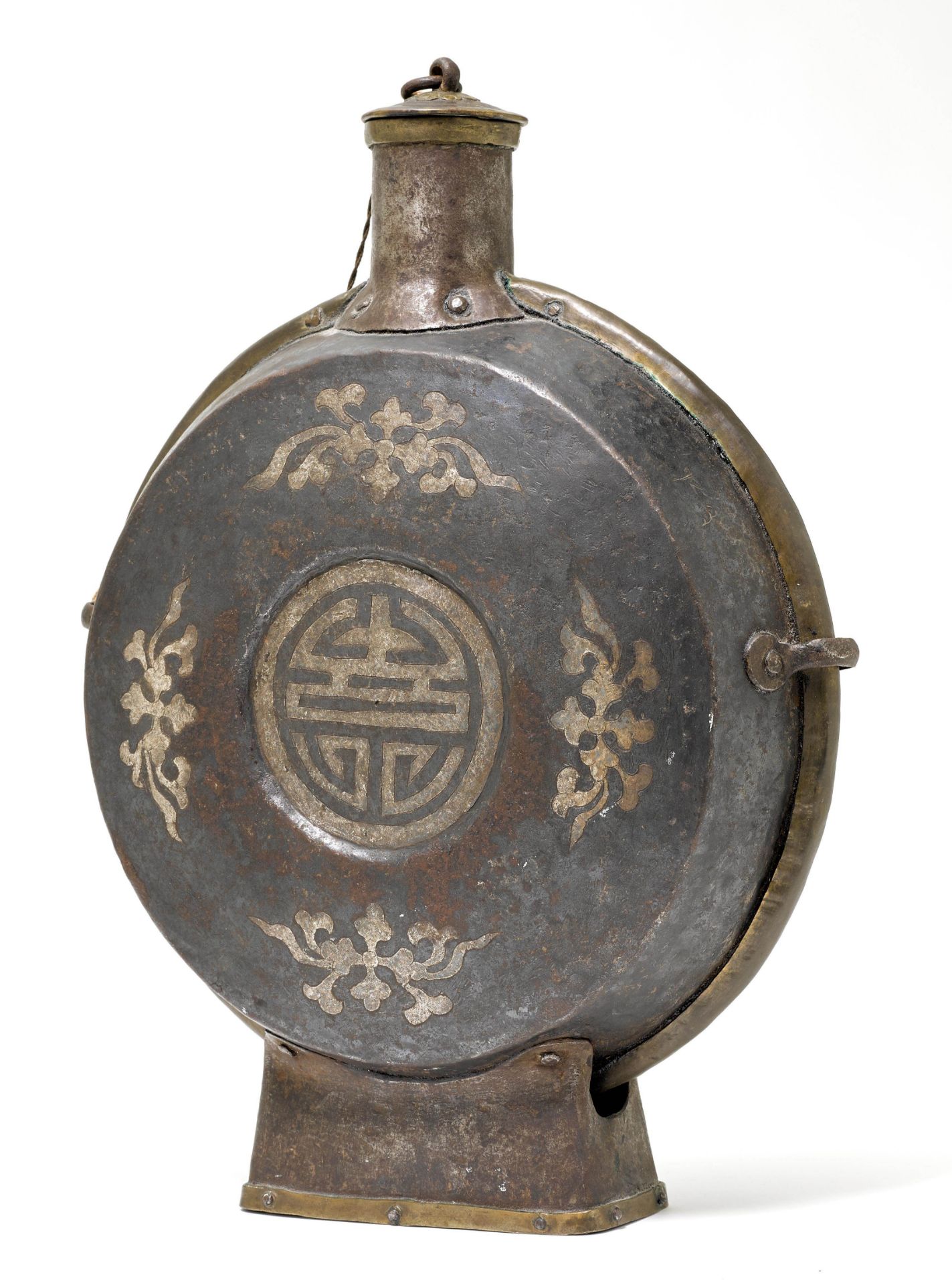 AN IRON MOONFLASK FOR BEER (CHANG). - Image 2 of 2