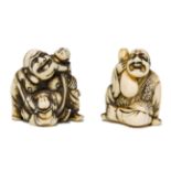 ZWEI NETSUKE.