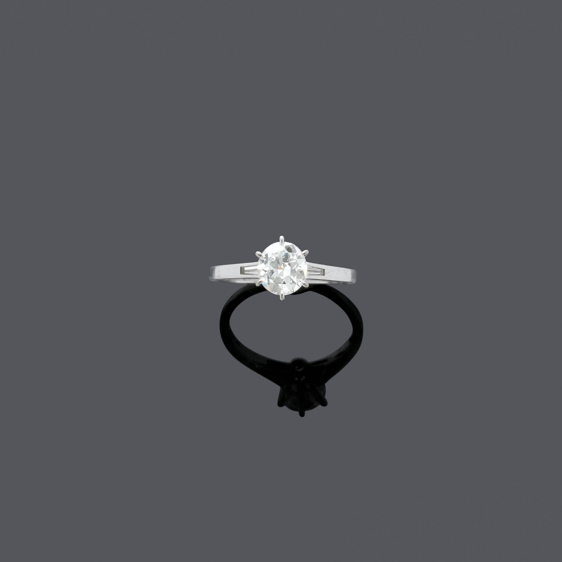 DIAMOND RING, BY MEISTER, ca. 1960.