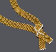 GOLD AND DIAMOND NECKLACE, BY GÜBELIN, ca. 1950.