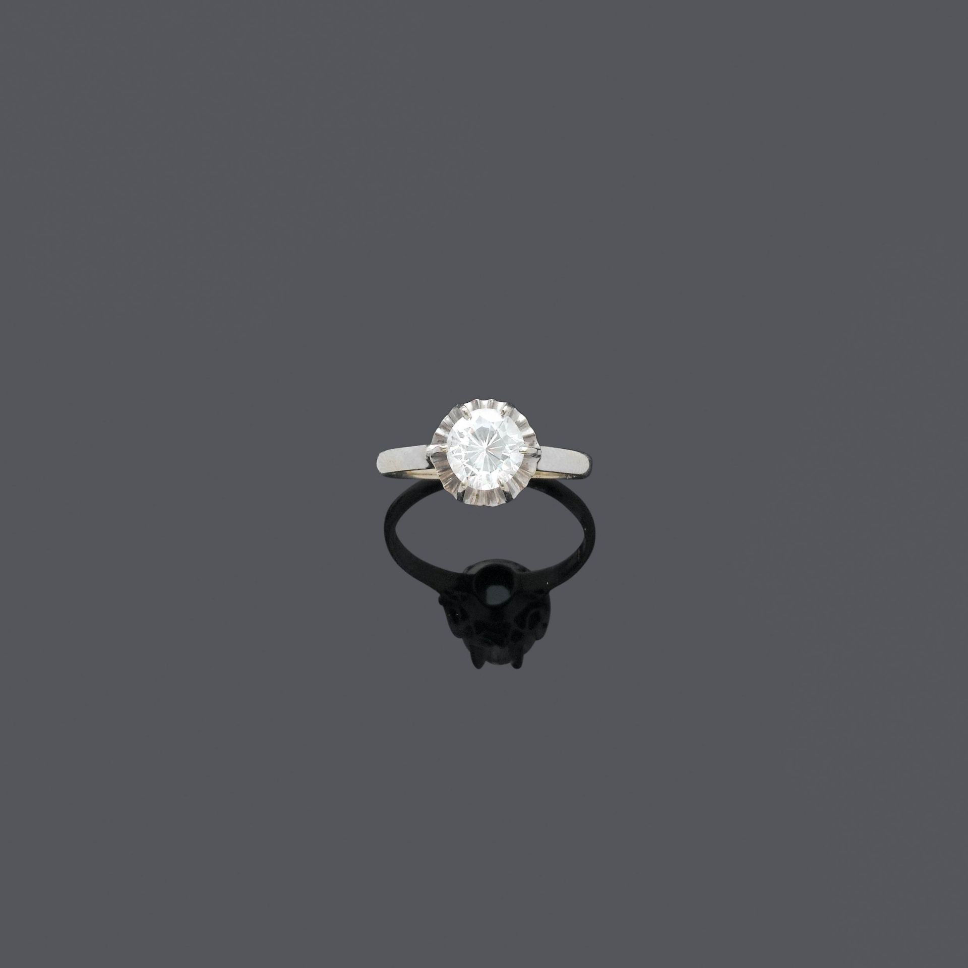 DIAMOND RING, ca. 1950.