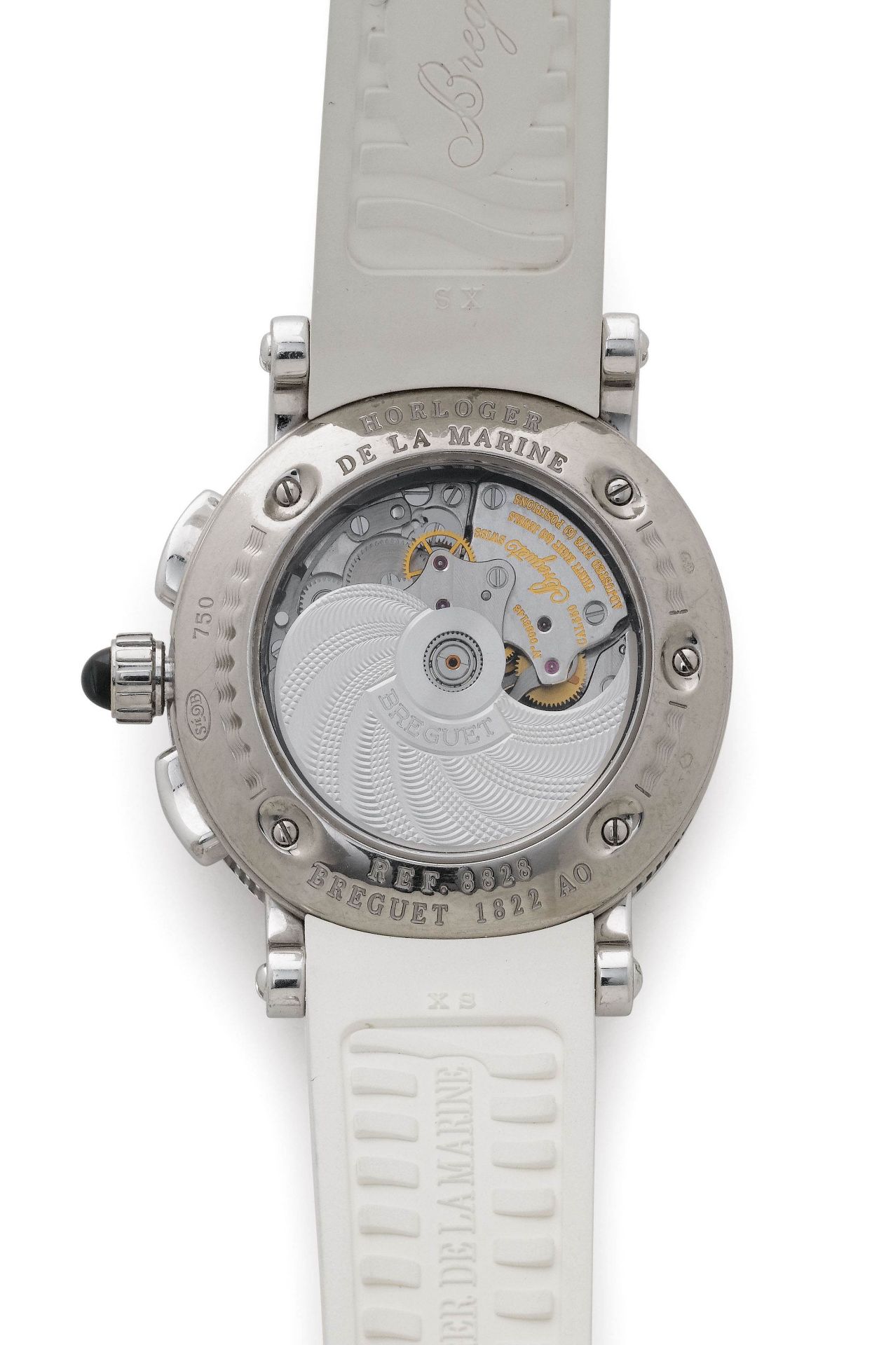 Breguet, "Marine Chronograph" set with diamonds, 2012. - Image 2 of 4