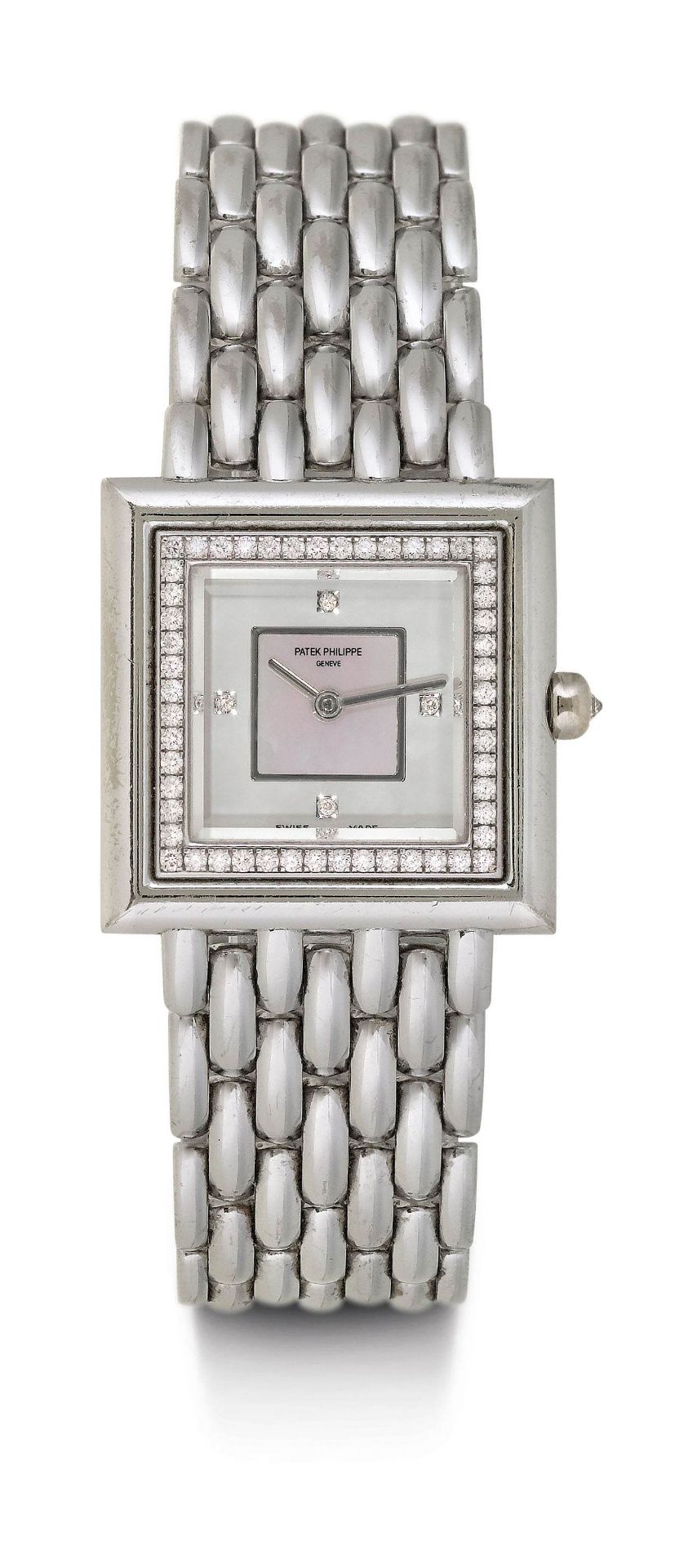 Patek Philippe "Gondolo", very attractive diamond Lady's wristwatch.