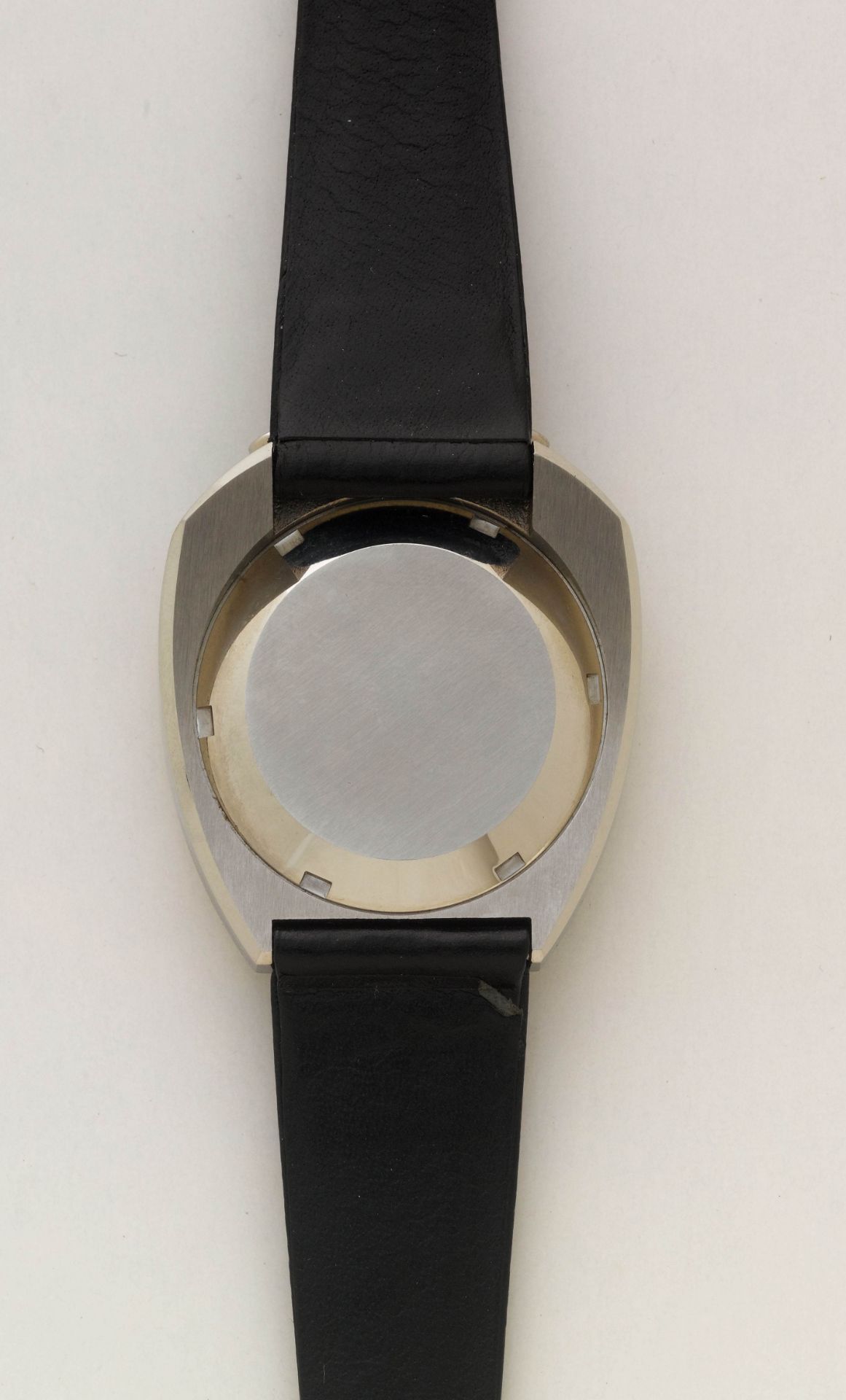 Lemania, extraordinary Chronograph, so-called "Bullhead", 1970s. - Image 2 of 5