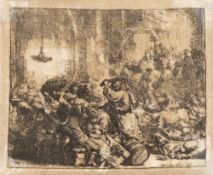 Rembrandt Harmensz. Van Rijn – Christus vertreibt die Händler aus dem Tempel