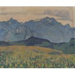 Heinrich Herzig – „Säntis und Altmann (Appenzell. Schweiz)“