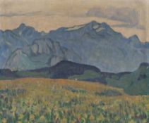 Heinrich Herzig – „Säntis und Altmann (Appenzell. Schweiz)“