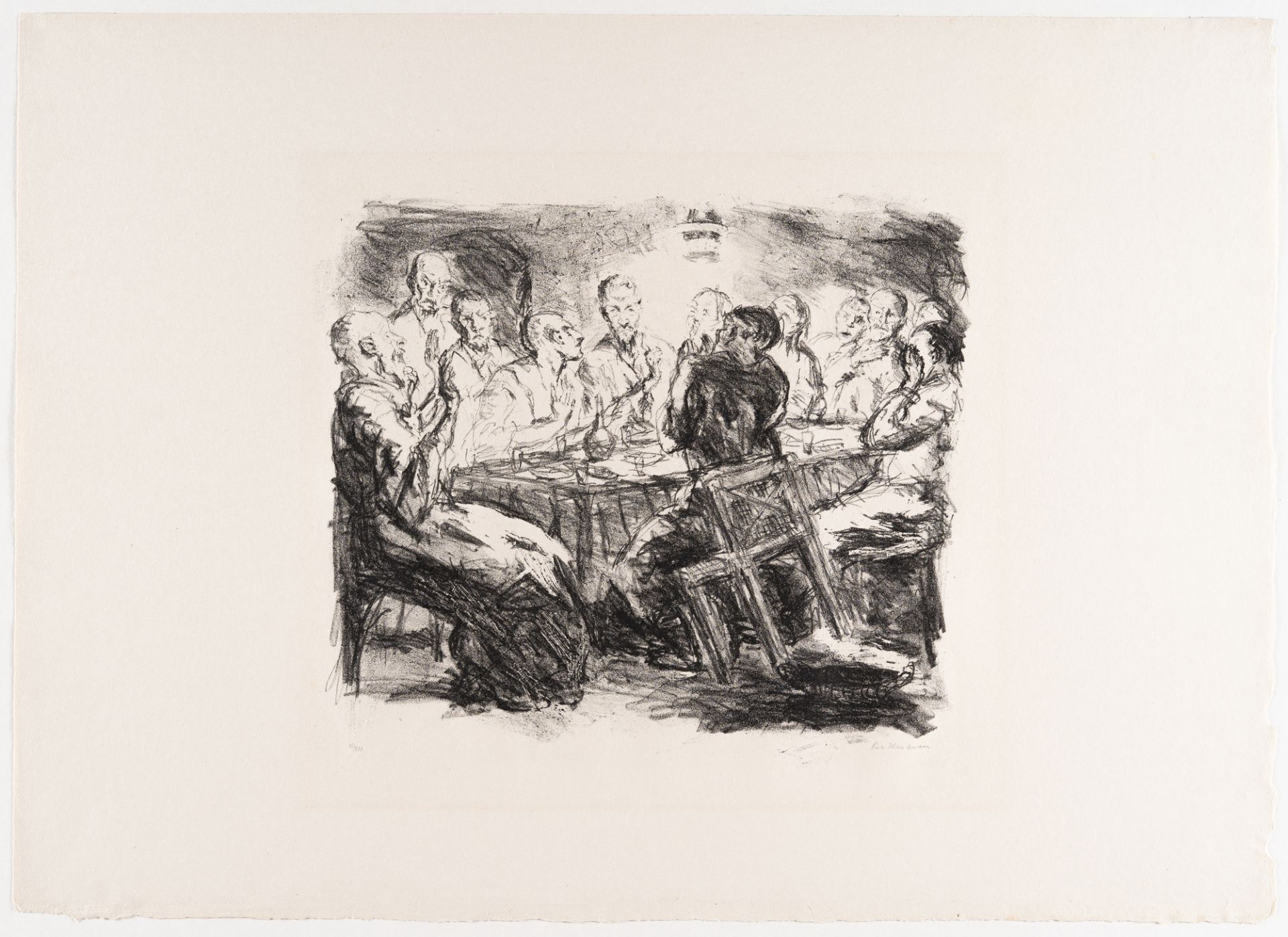 Max Beckmann – Das Abendmahl aus: Sechs Lithographien zum neuen Testament - Image 2 of 4