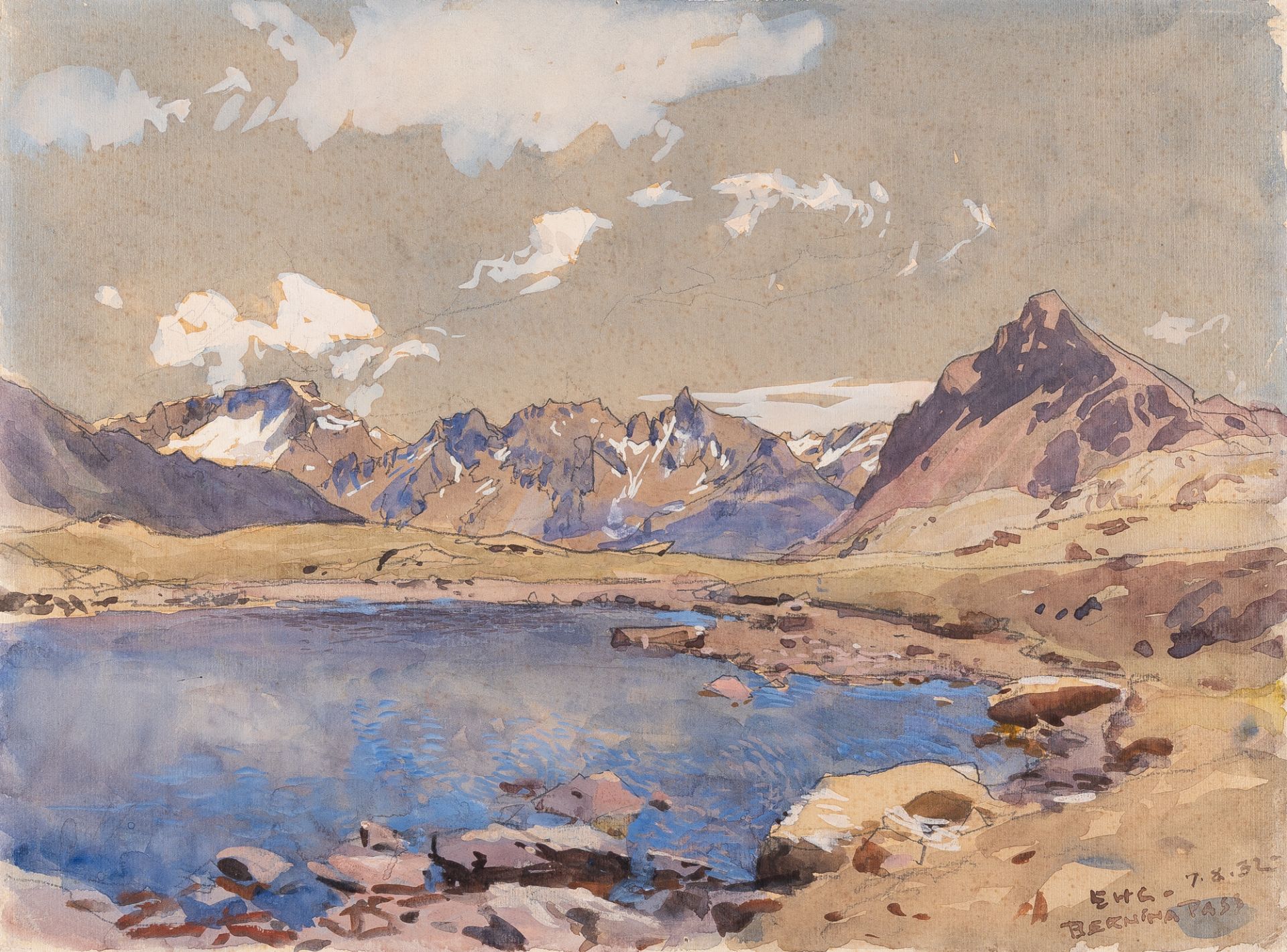 Edward Harrison Compton – „Bernina Pass“