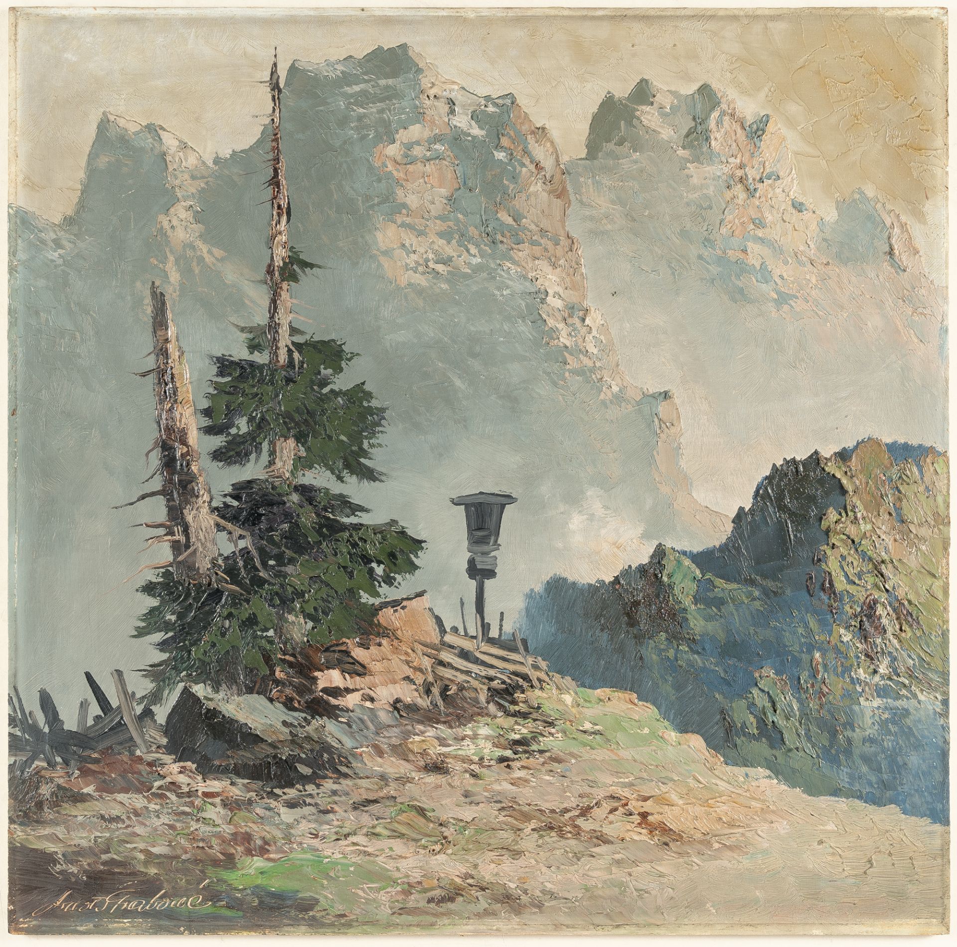 Georg Arnold-Graboné – Berglandschaft - Image 2 of 3