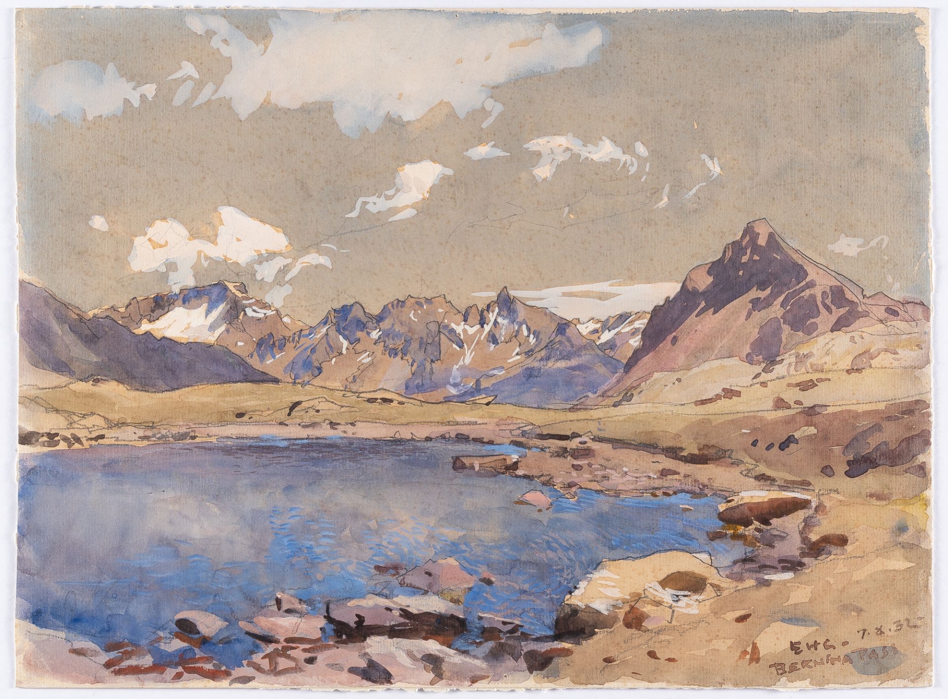 Edward Harrison Compton – „Bernina Pass“ - Image 2 of 3