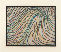 Sol Lewitt – Wavy Lines with Black Border