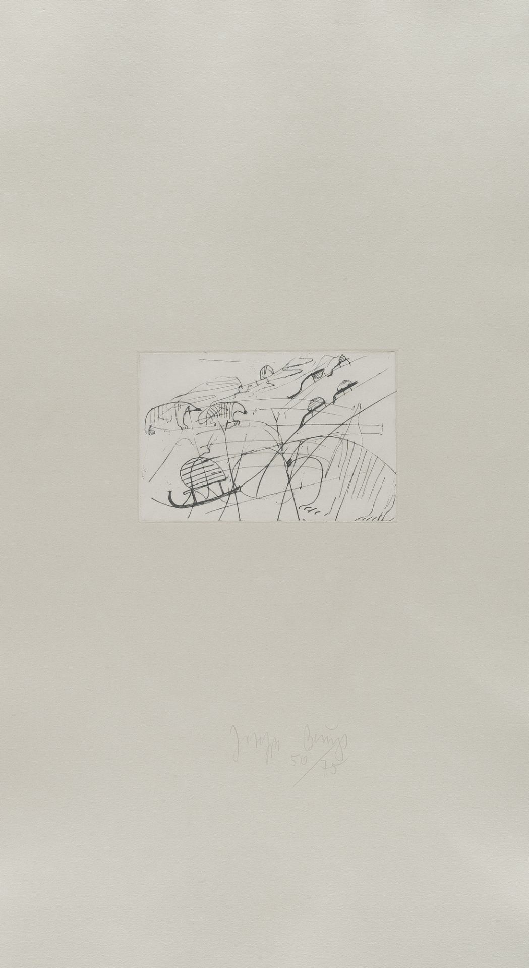 Joseph Beuys – Nordpol aus: Suite Tränen