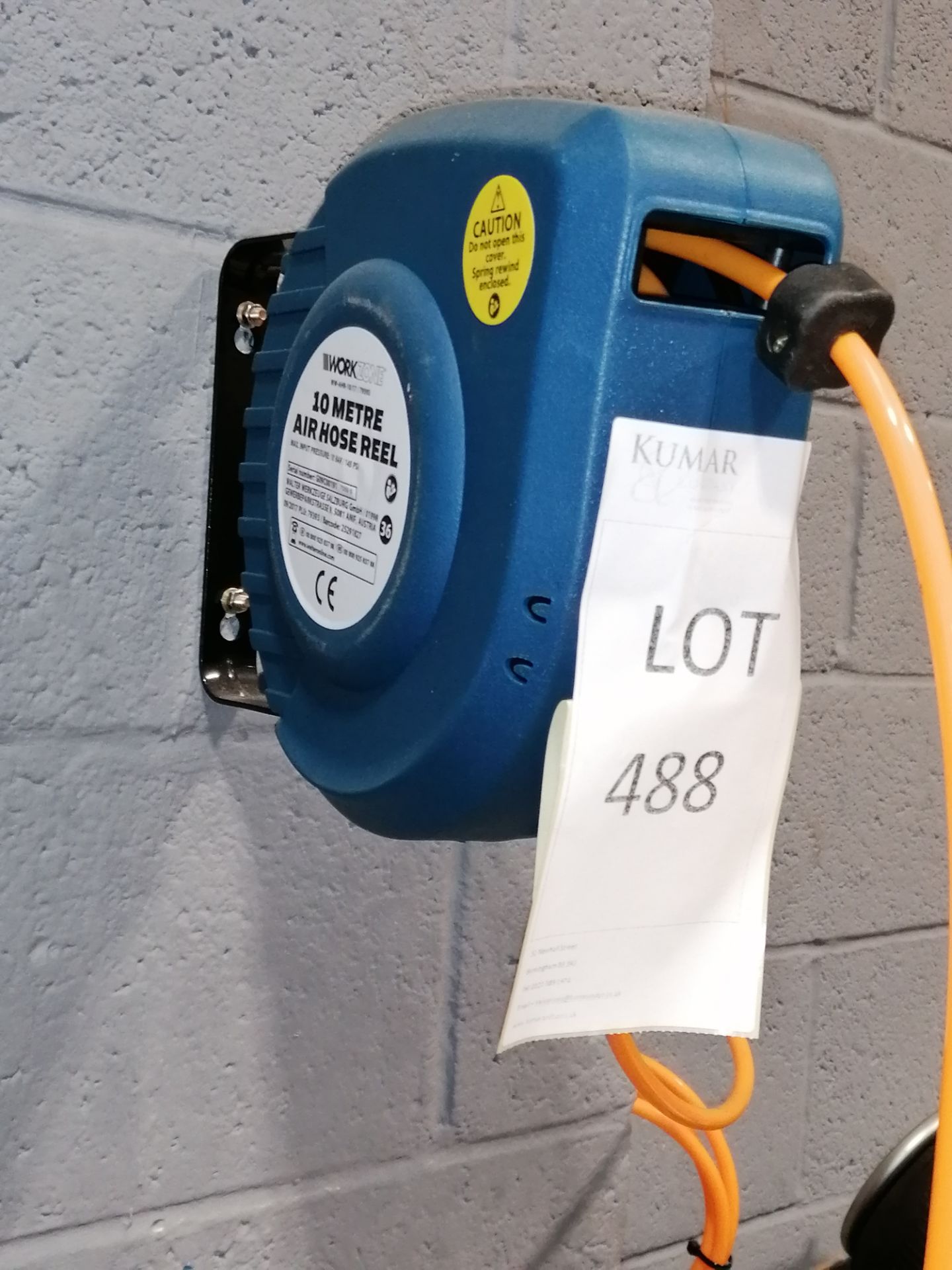 Workzone Wall Mounted Air Reel - Image 2 of 3