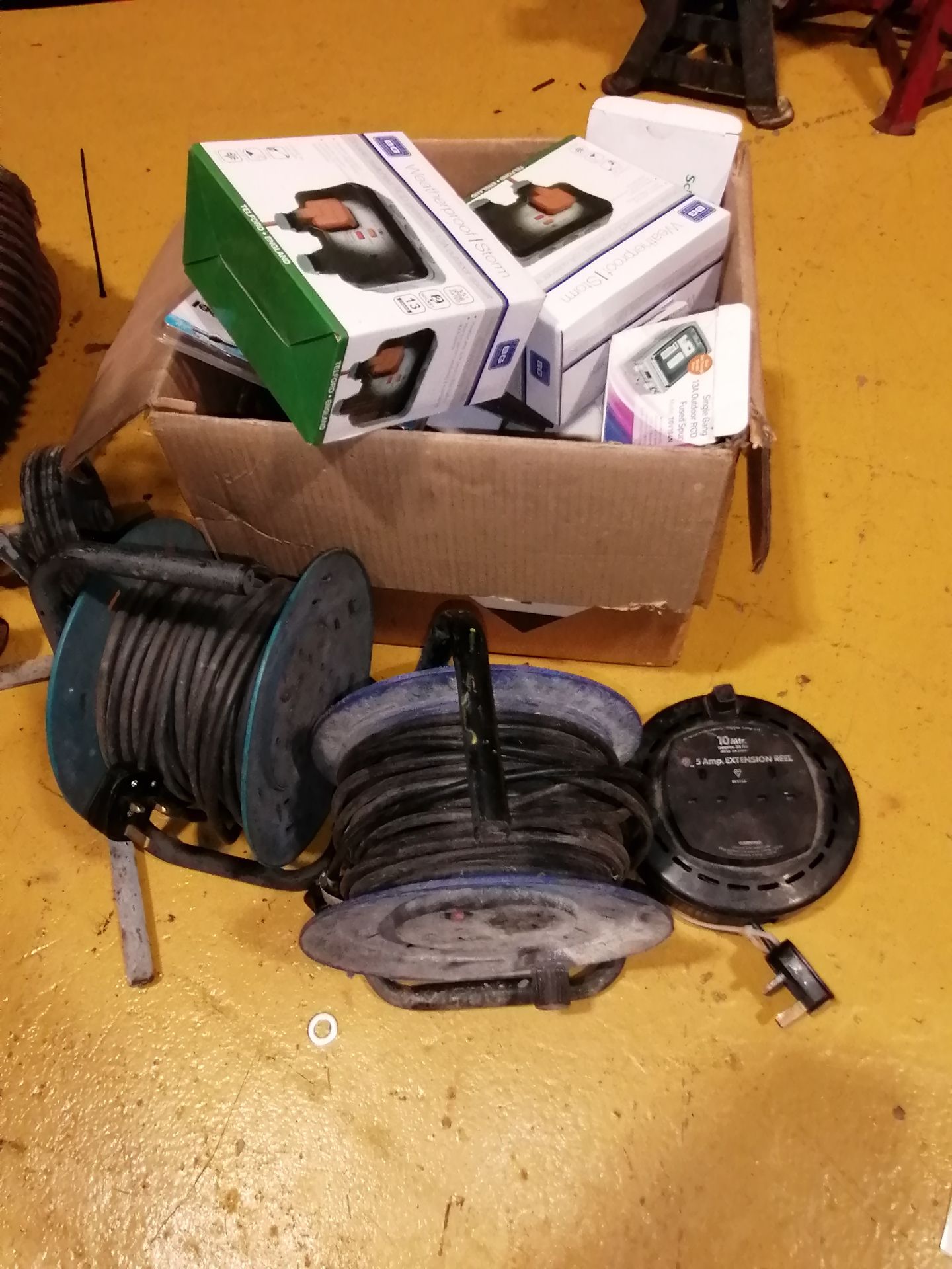 3: Cable Reels & Mixed Box as shown