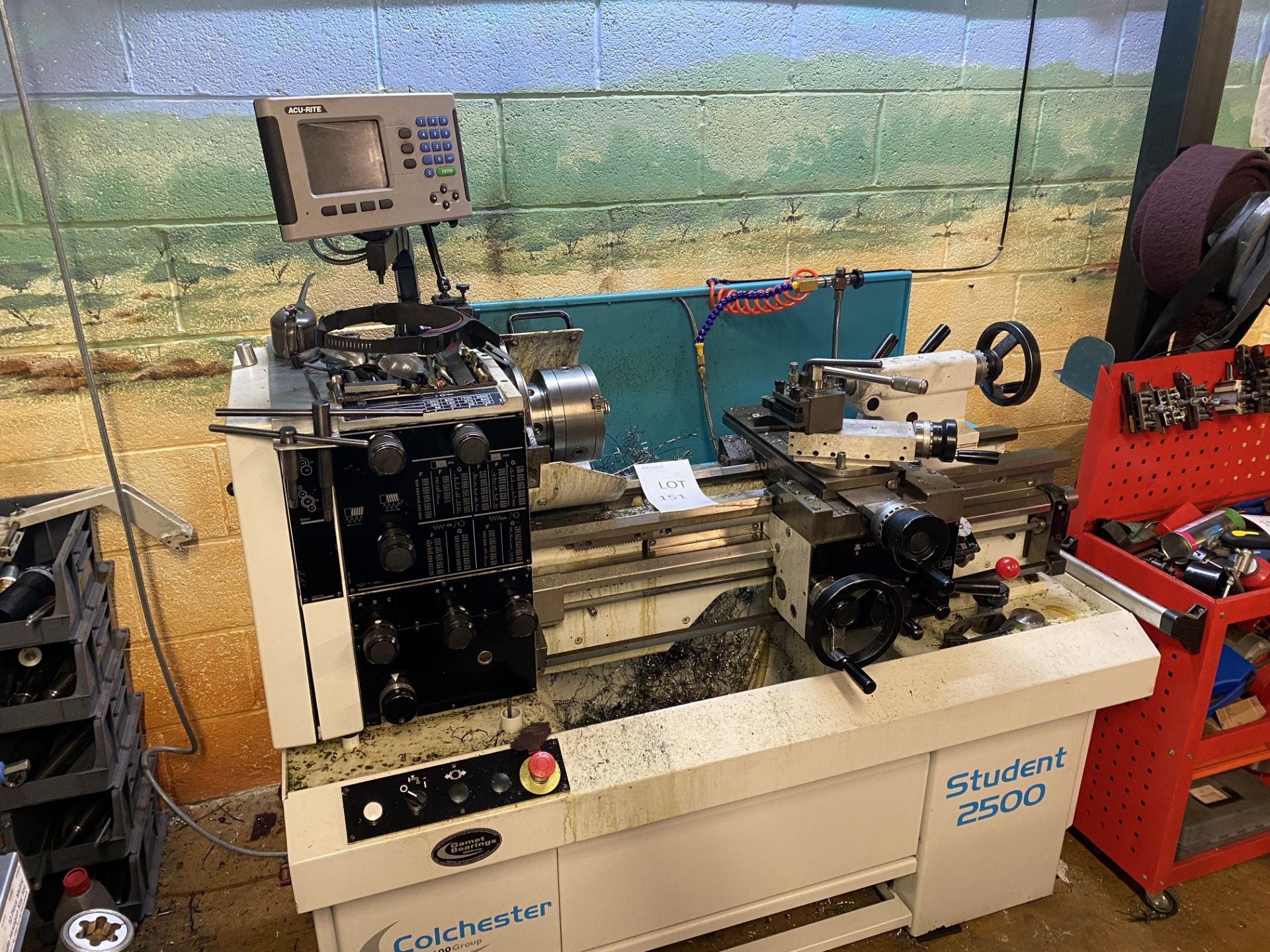 Colchester Student 2500, Geared Head Centre Lathe with Acu-rite DRO, Serial No: 308084, Year of - Image 2 of 72