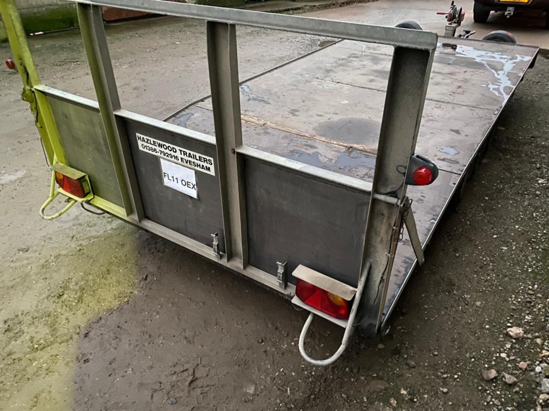 Hazelwood Model 3000 BTRI Tri - Axle Beaver Tail Car Transporter Trailer, Capacity 3000Kg, Serial - Image 10 of 25