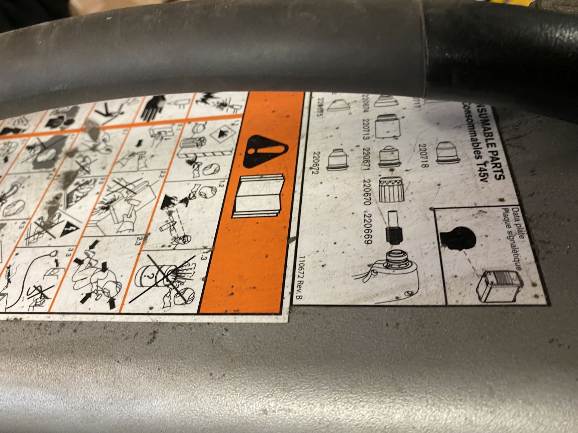 Hypertherm Powermax 45 Plasma Cutter with Trolley and Quantity of Consumable Parts/Tips Etc - Image 18 of 19