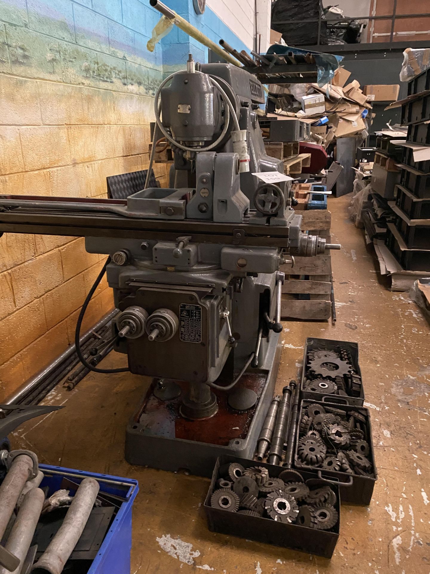 Elliott Milling Machine, Serial No: 18945/184 with Elliott Victoria Head Serial No: 25706/15 - Image 2 of 21