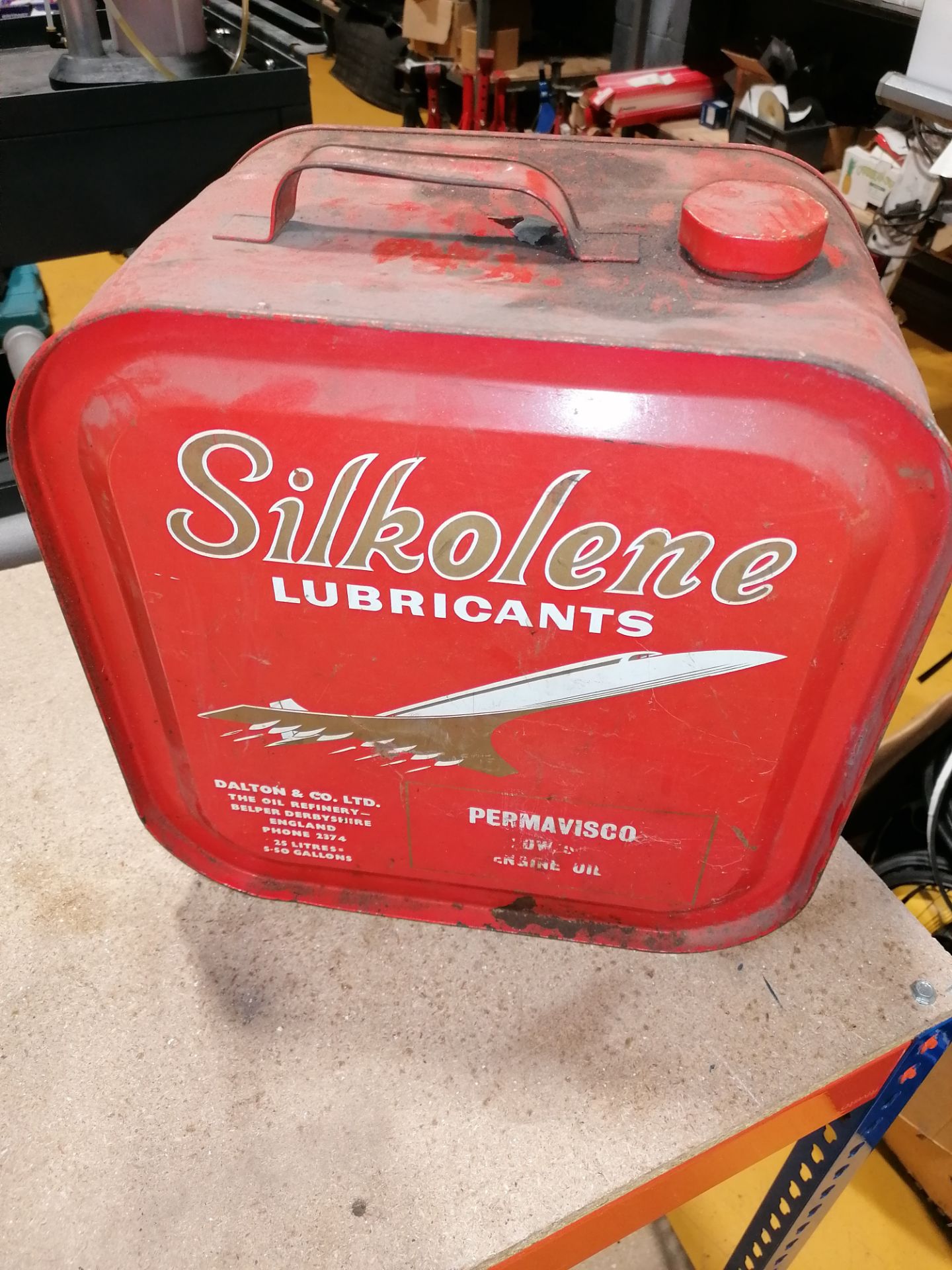 Siliolene Lubricants Oil Can