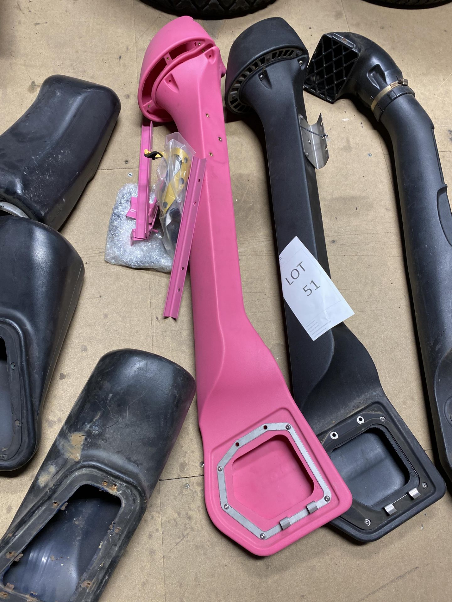 Land Rover Snorkels (2 Black, 1 Pink) - Image 3 of 5