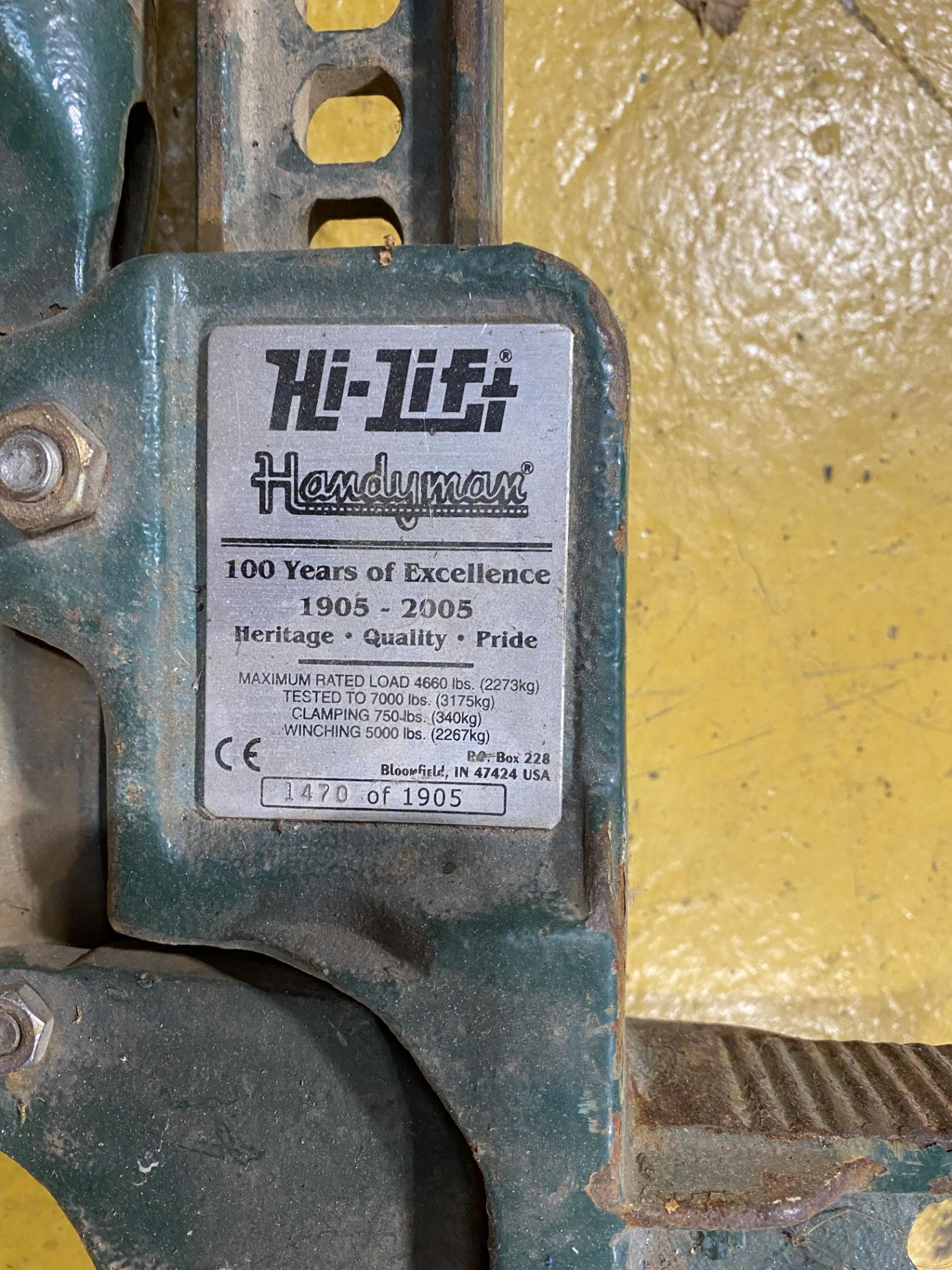 Hi Lift Handyman Jack No: 1470 of 1905 - Image 2 of 6