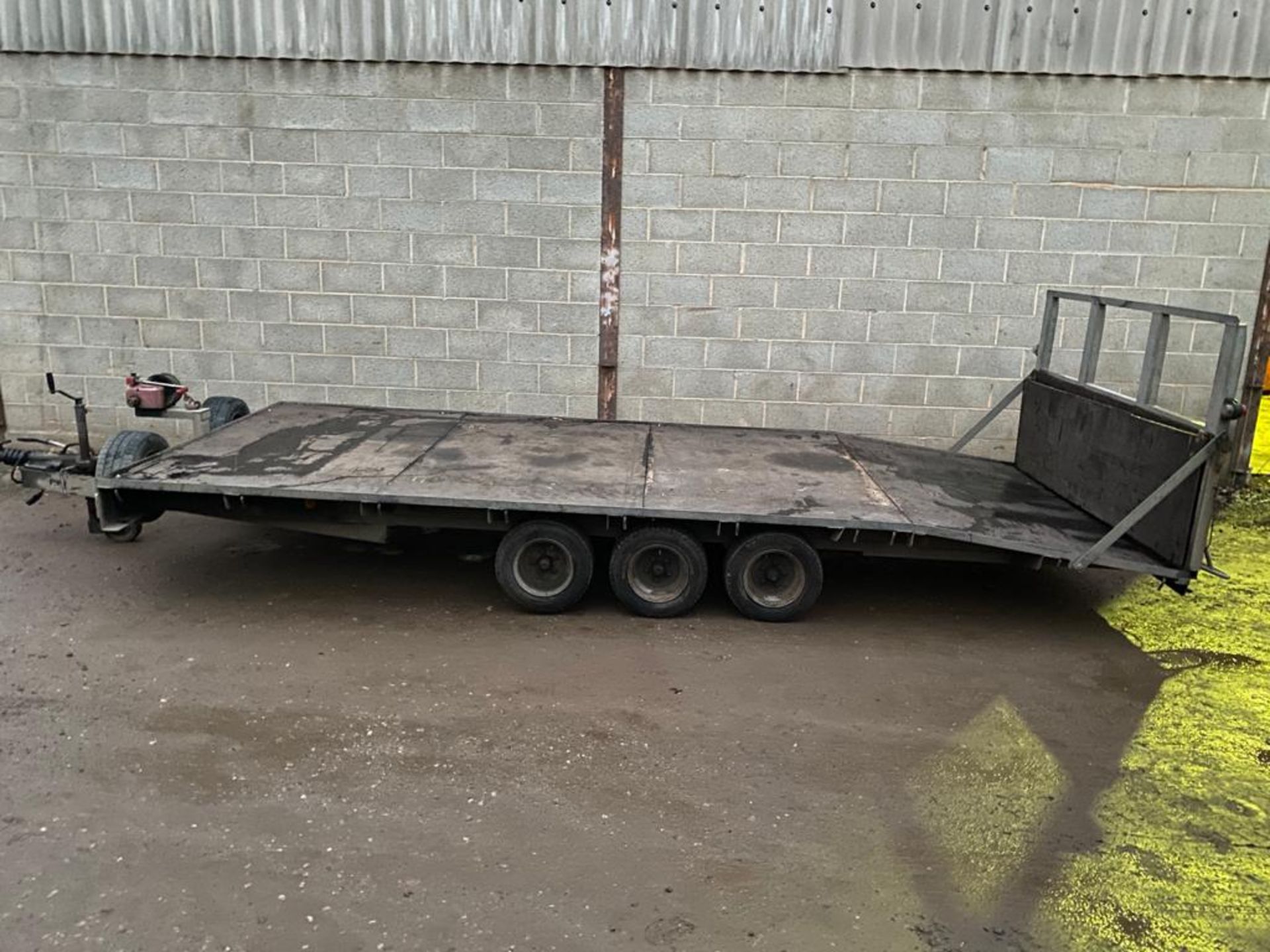 Hazelwood Model 3000 BTRI Tri - Axle Beaver Tail Car Transporter Trailer, Capacity 3000Kg, Serial - Image 16 of 25