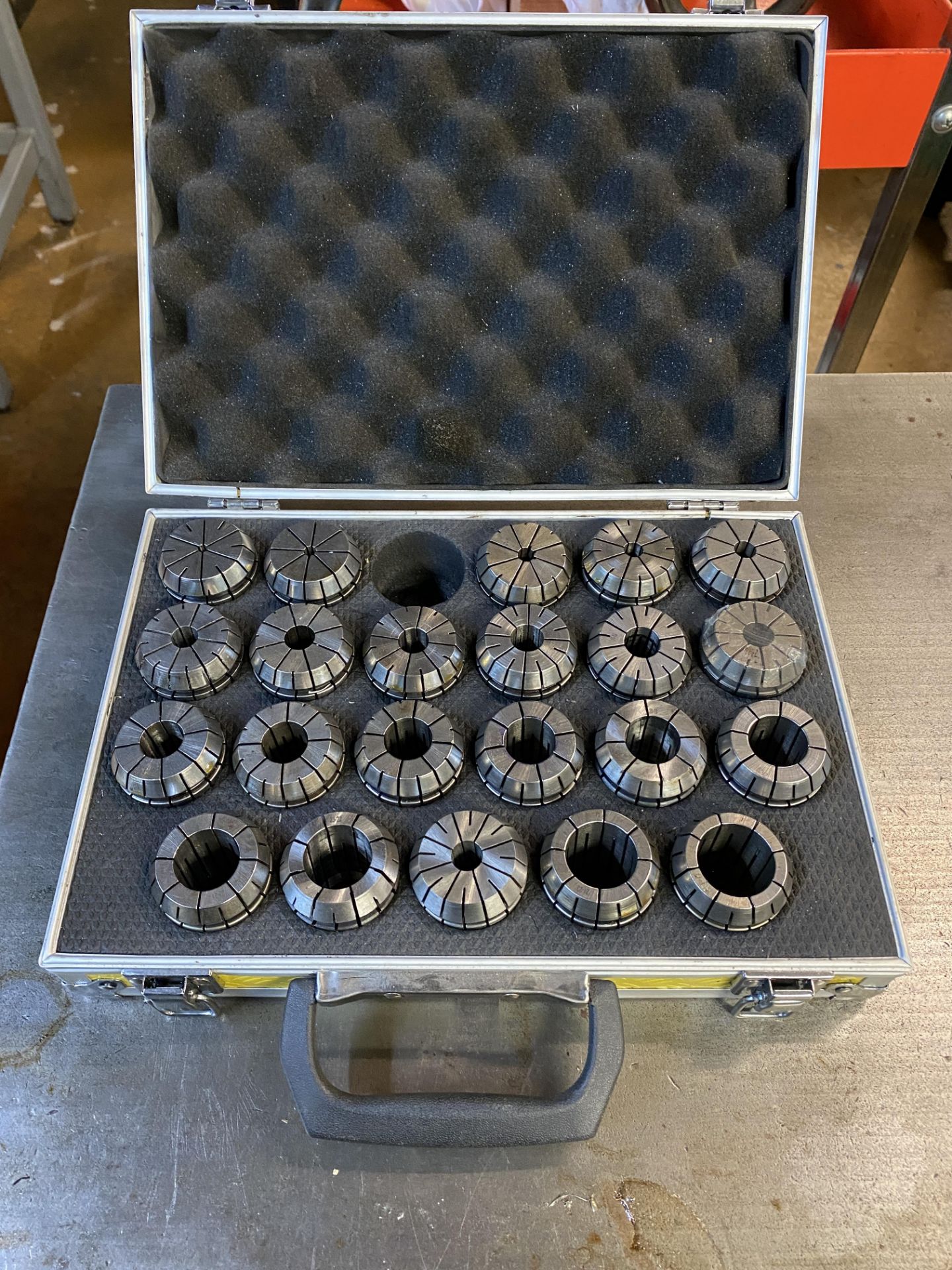 Quantity of Approx 22 Various Machine Colletts in Carry Case
