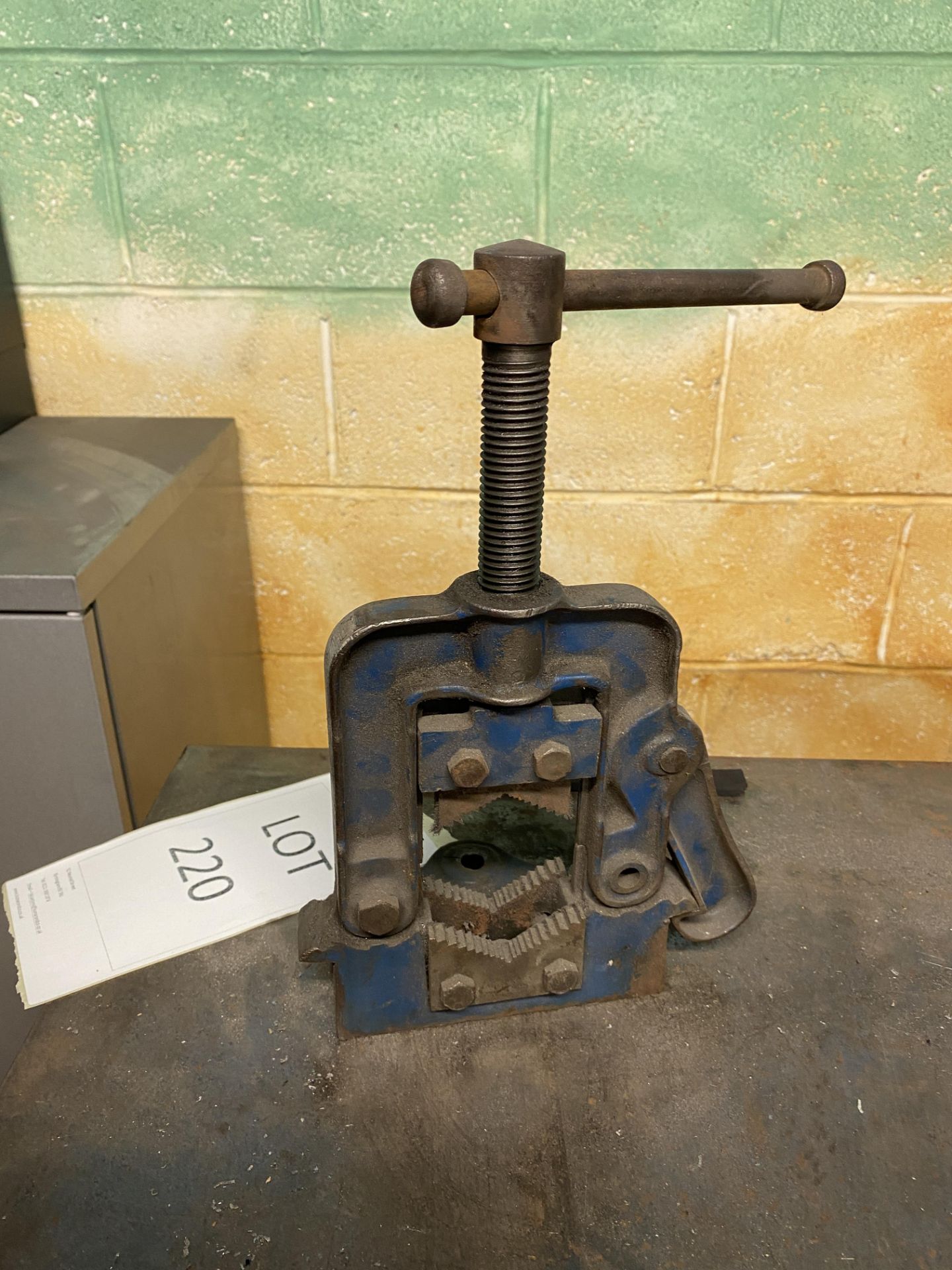 Vintage Record No: 92 Bench Pipe Vice Clamp - Image 3 of 6