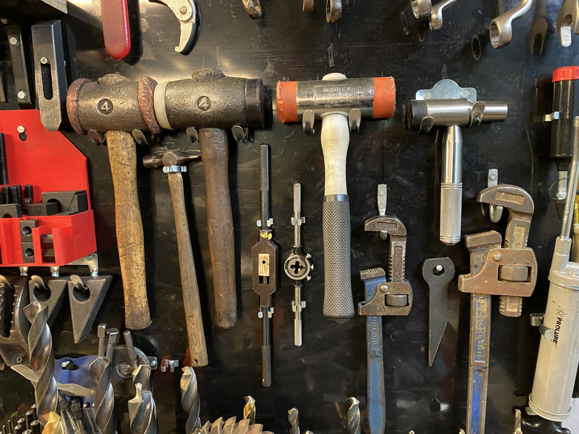 Tool Stand & Board complete with Tools as shown to include Cutting, Milling Attachments. Tooling - Image 22 of 41