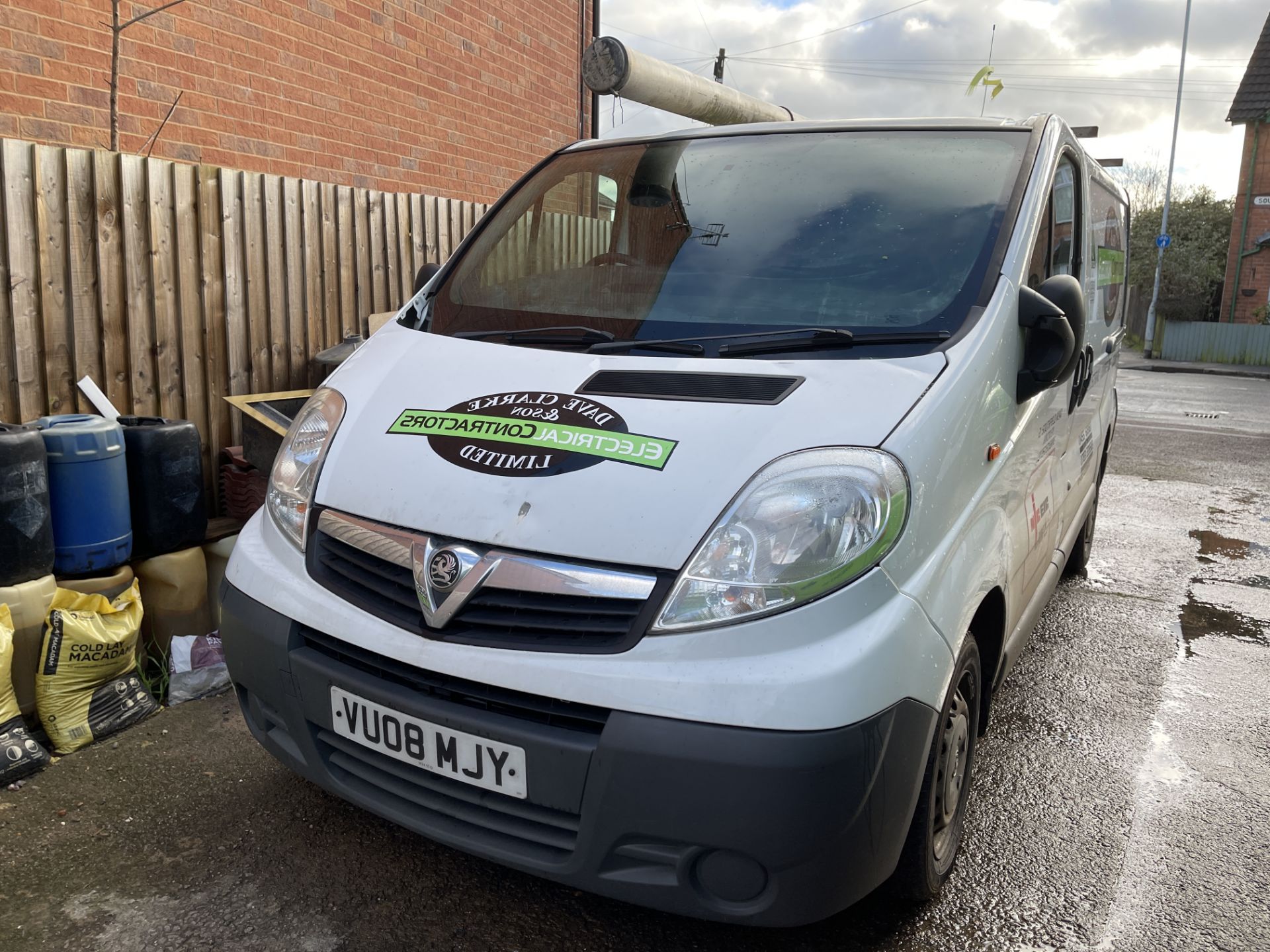 Vauxhall Vivaro 2700CDTI, 1,995cc Diesel, 6 Speed Manual SWB Panel Van, Registration No. VU08