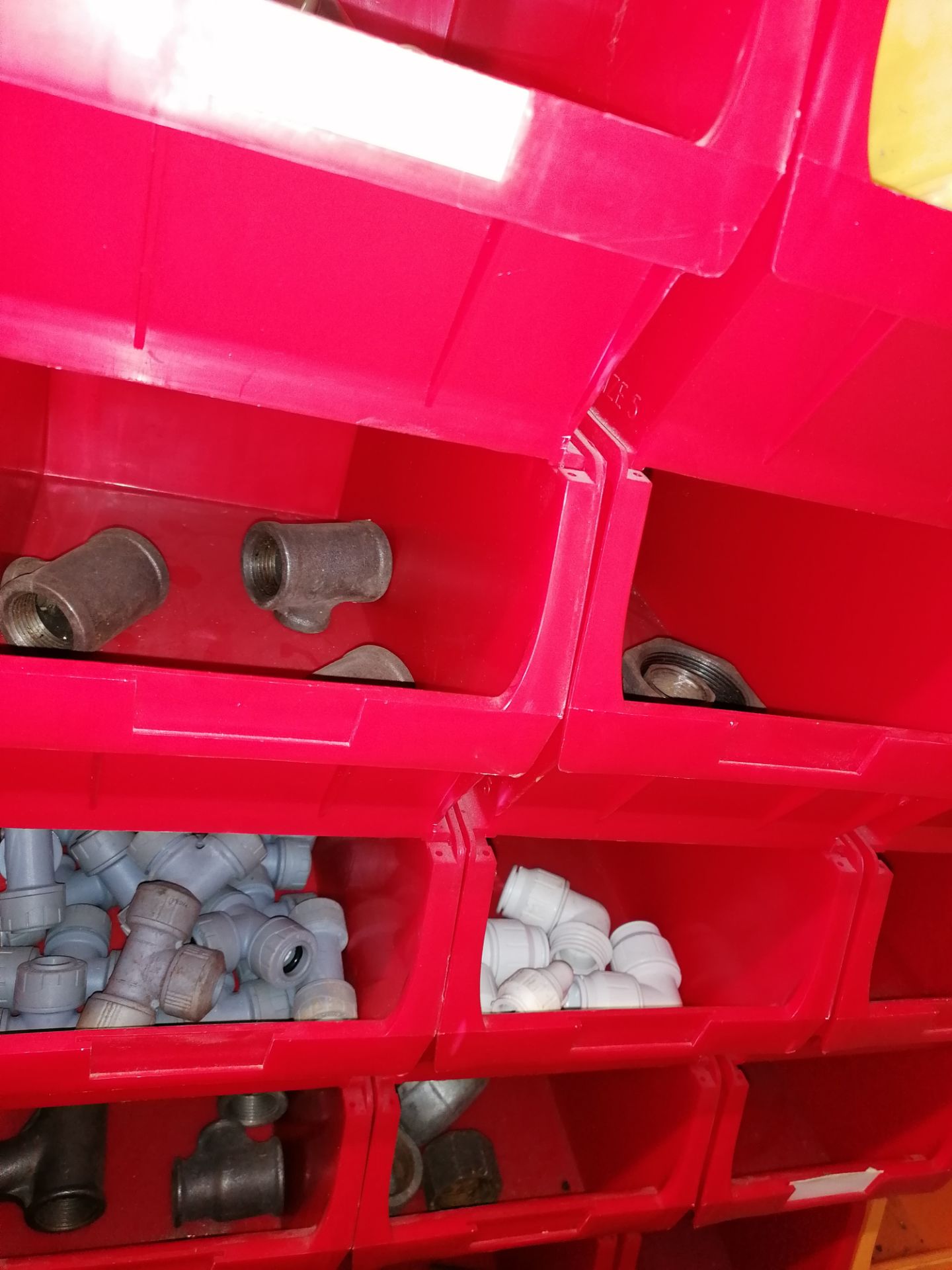 Circa 160 X medium plastic storage bins with contents as shown - Image 13 of 13