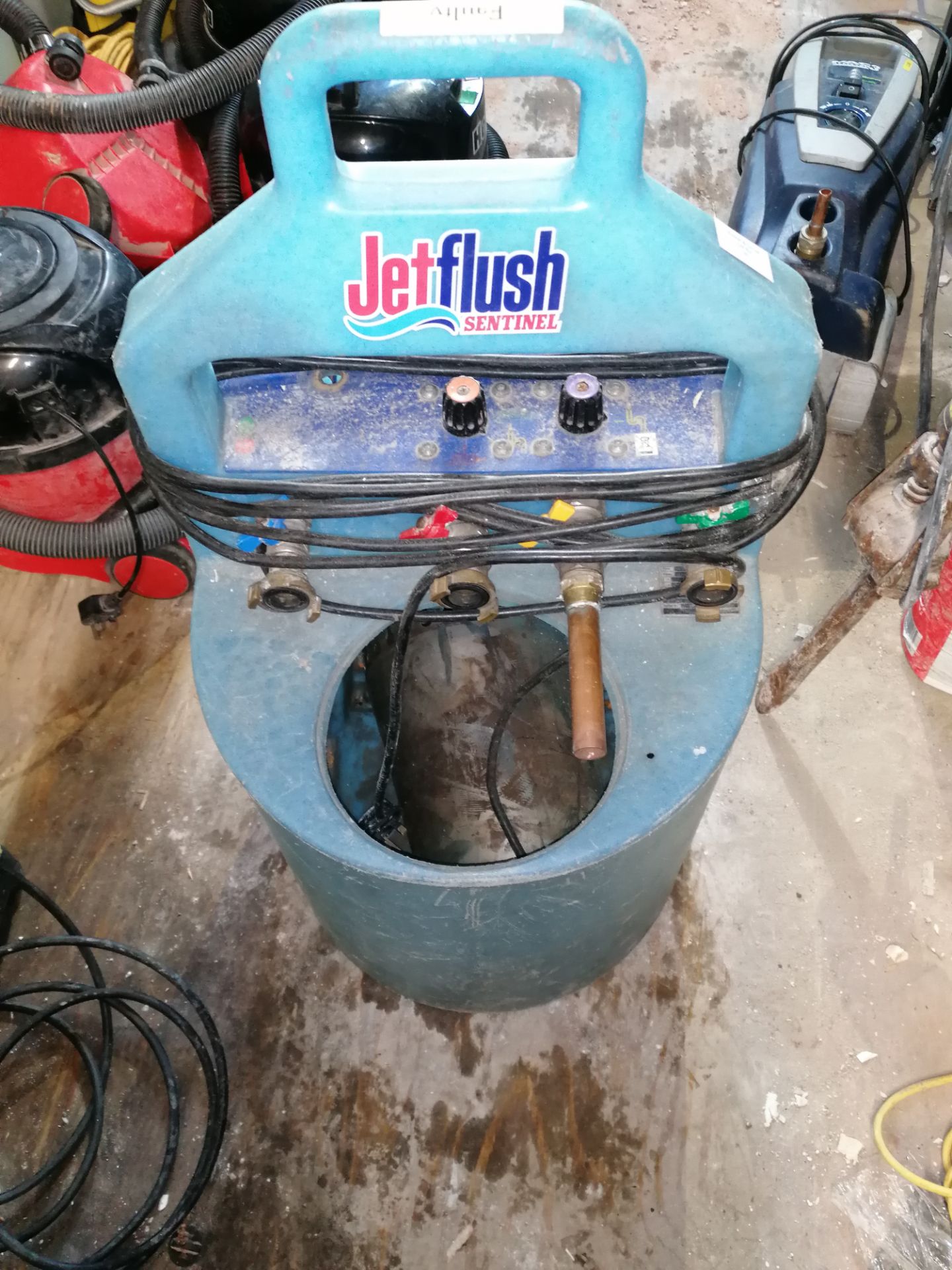 Jetflush sentinel power system flushing unit Serial number unkown