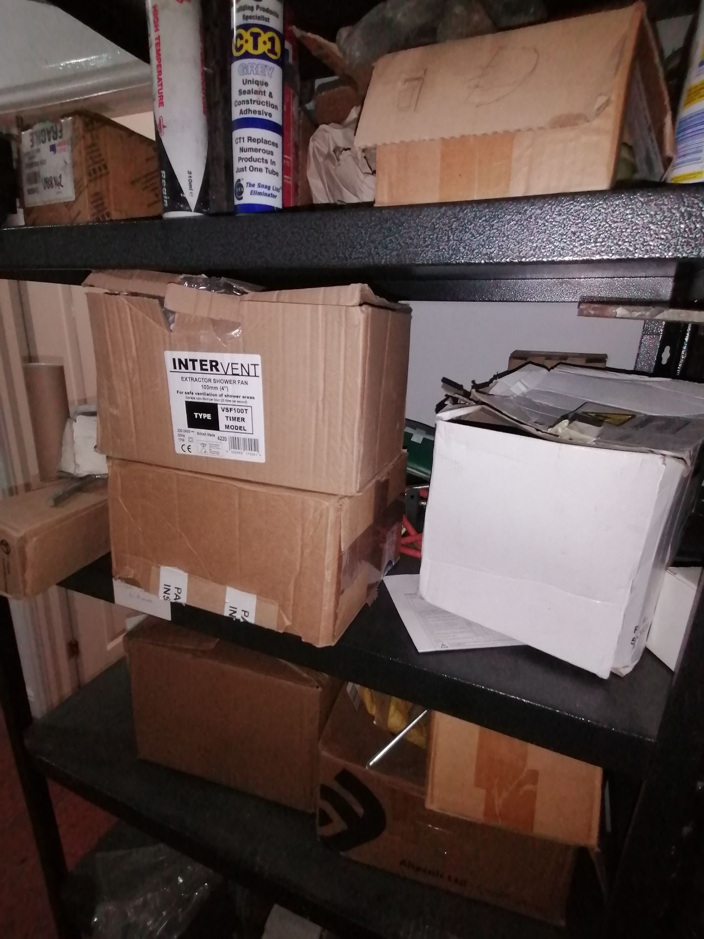 2 x metal shelving unit including contents as shown - Image 6 of 11