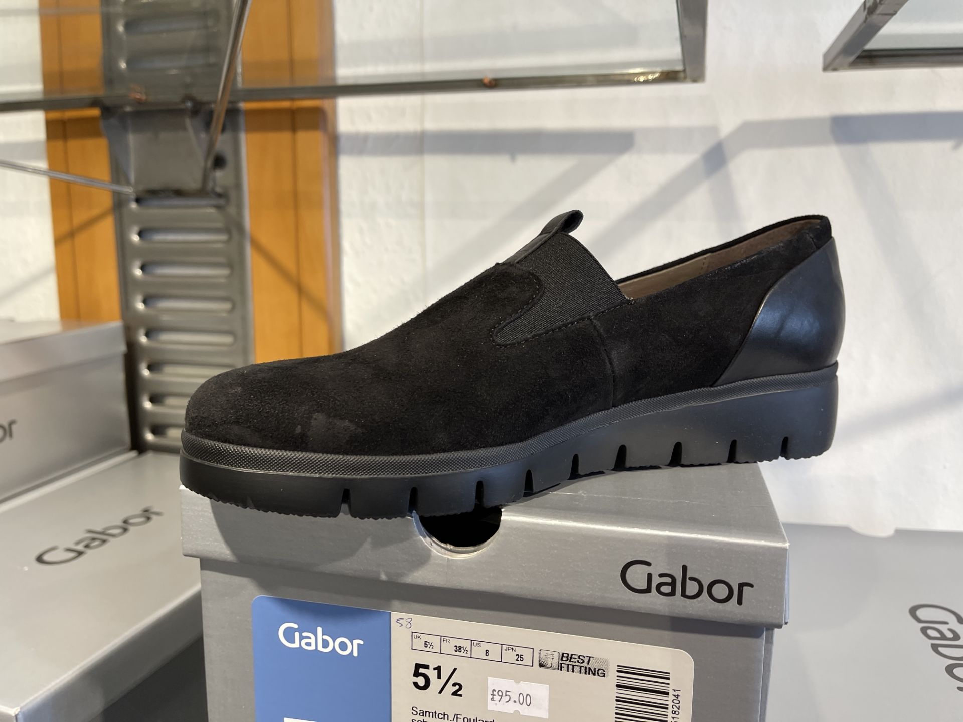 Gabor 8 Pairs: Samtchevreau Schwarz Soft & Smart Shoes 05.487.17. Sizes 4 - 7.5 (RRP £89.99) Gabor 5 - Image 11 of 14