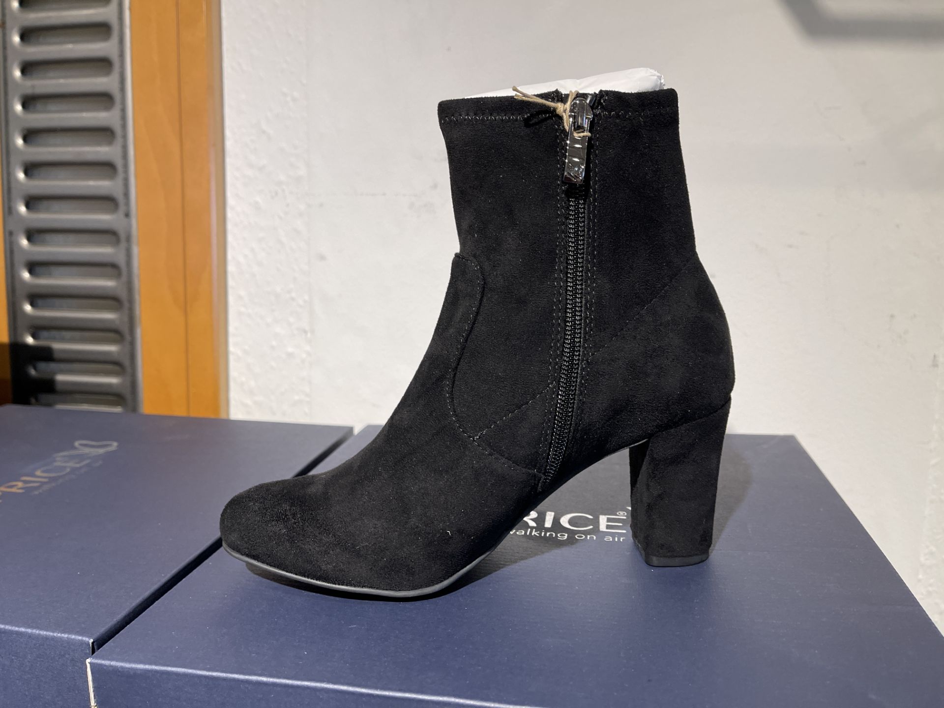 Caprice 13 Pairs: Black Stretch Ankle Boots 9-25300-25 044. Sizes 3 - 6.5 (RRP £59) - Image 2 of 8