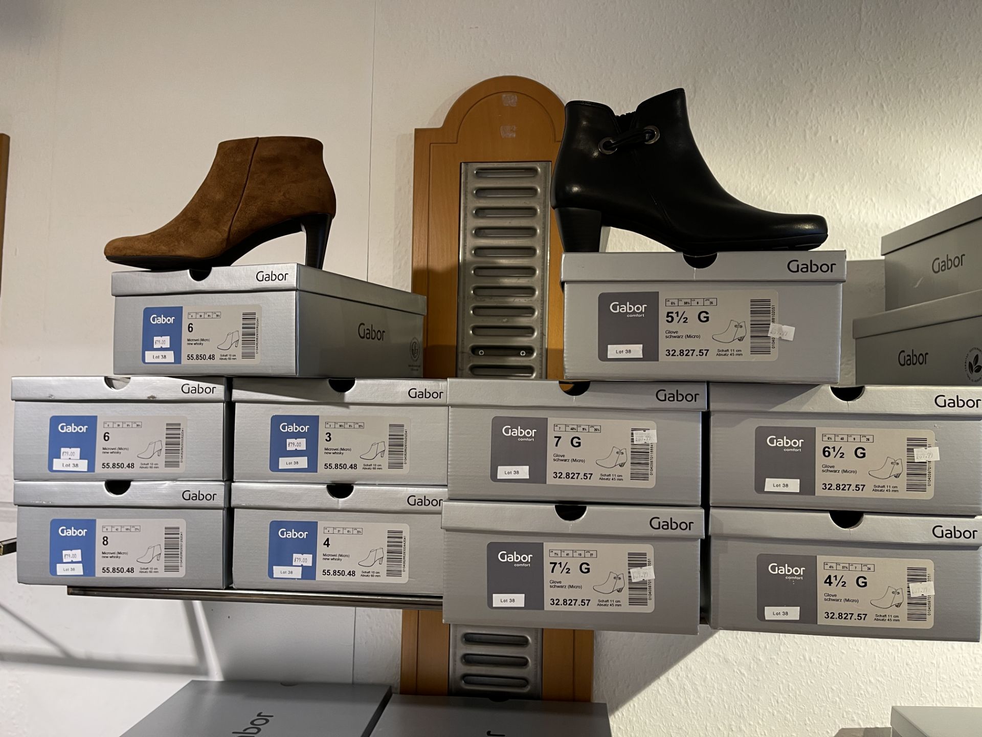 Gabor 5 Pairs: Microvel (Micro) New Whiskey Boots 55.850.48. Sizes 3 - 8 (RRP £79) Gabor 5 Pairs: